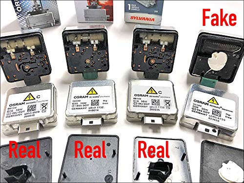 OSRAM D1S HID/Xenon Headlight Bulb 66144, 4300K OEM, Metal, Pack of 1, Made in Germany