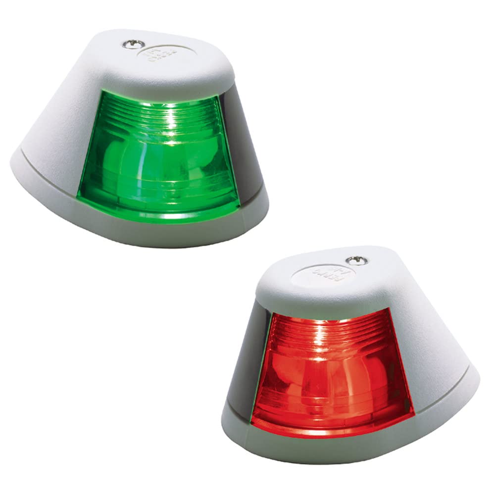 Perko 12V Horizontal Mount Sidelights, Plastic, One Size, White, Model 0253W00DP1