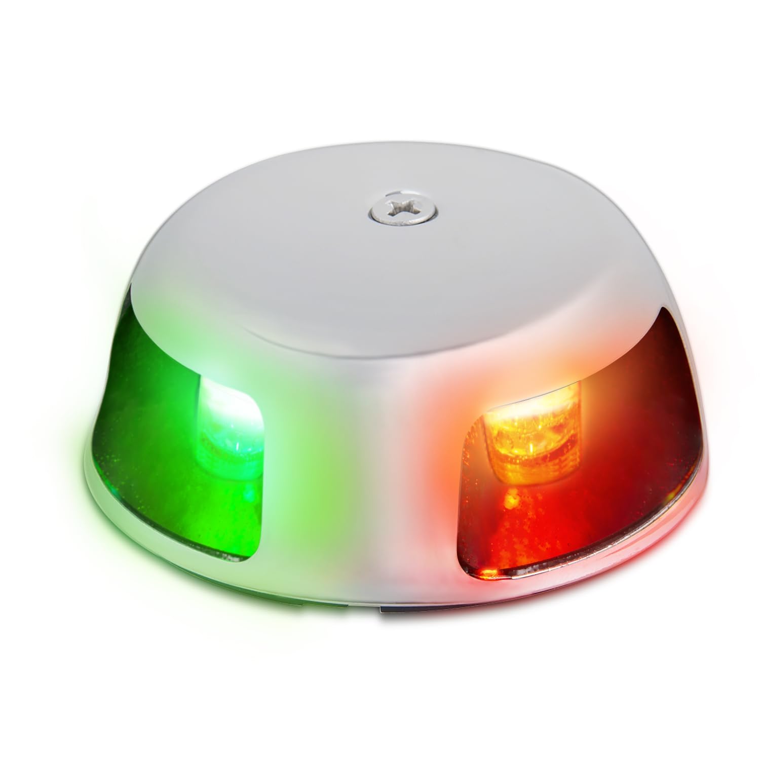 Young Marine Bi-Color Bow Light, Red and Green LED for Boat, Pontoon, Yacht