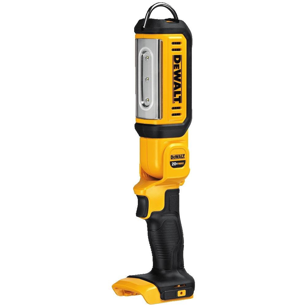 DEWALT 20V MAX LED Work Light - Rechargeable Flashlight, Pivoting Head, Model DCL050, Multicolor, One Size