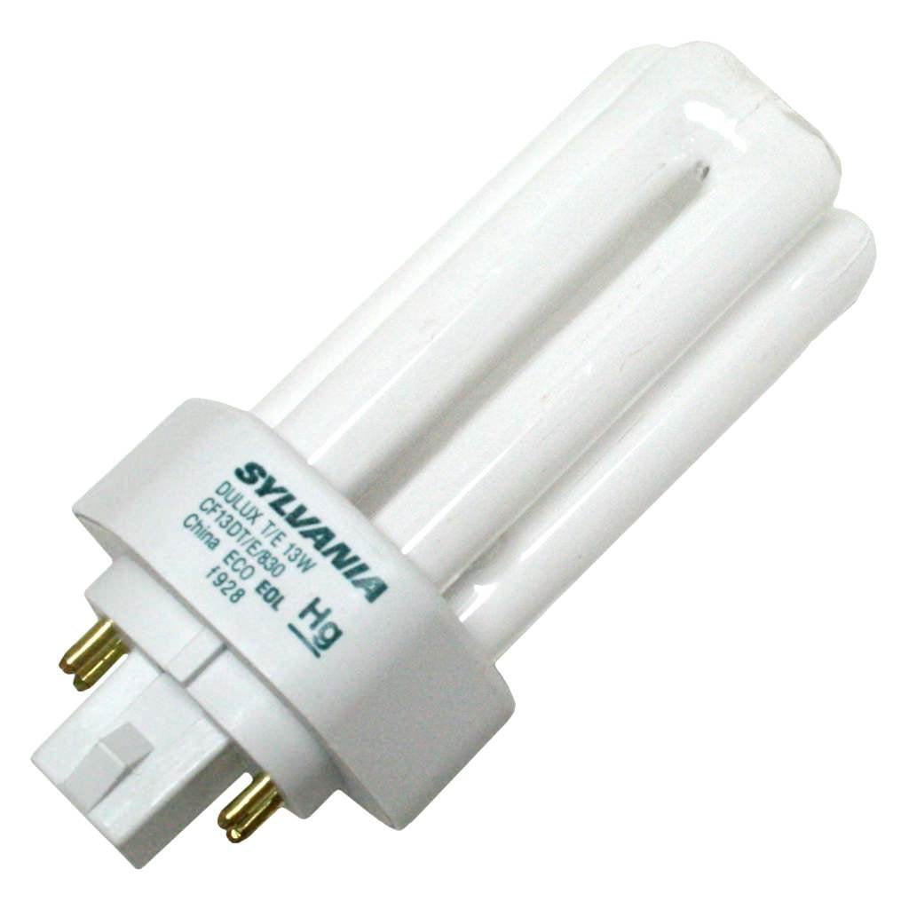 Sylvania 20892 Compact Fluorescent 4 Pin Triple Tube 3000K, 13-Watt