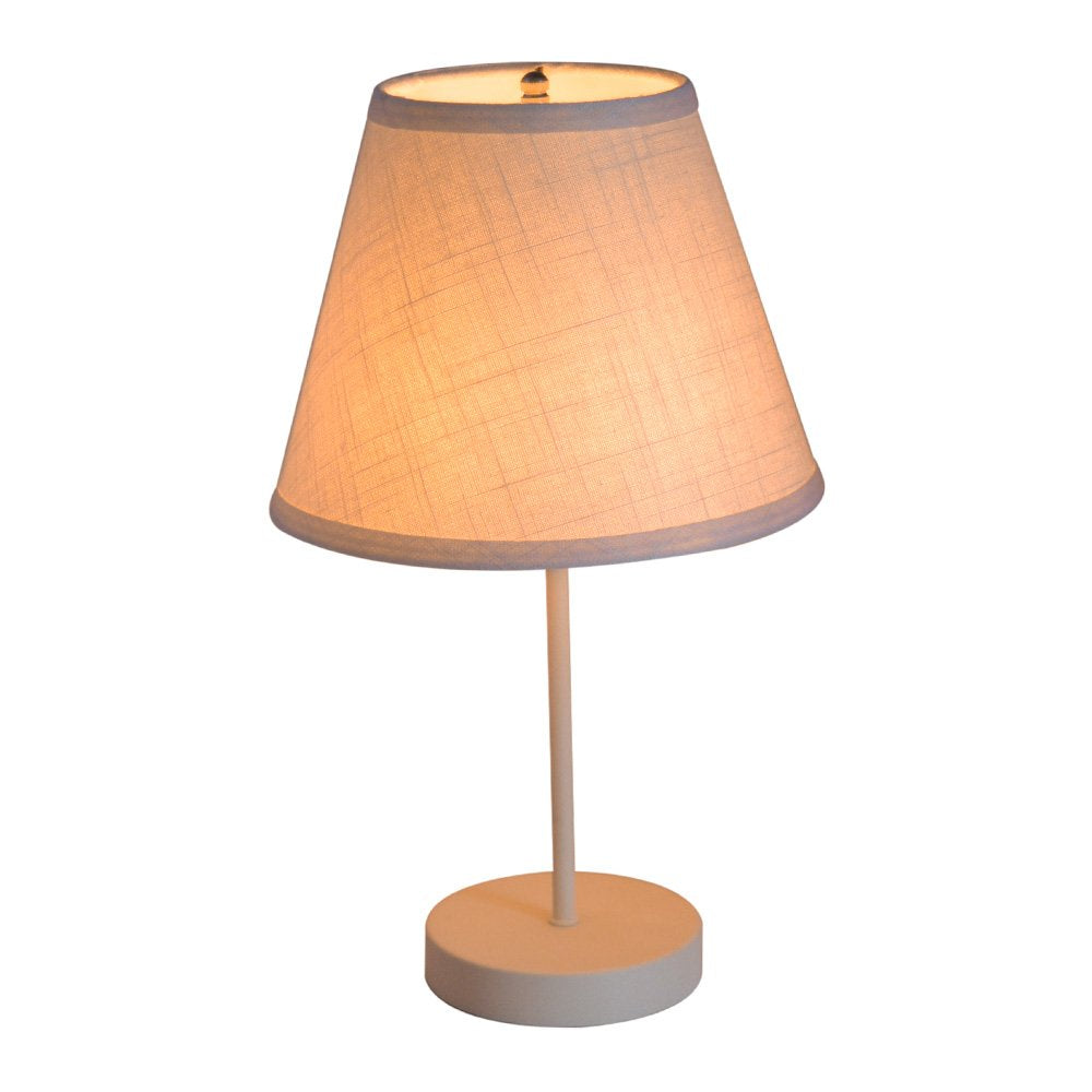 Tootoo Star Barrel Lamp Shade Replacement, 5X9X7 Inch, White Fabric, Spider Model Sx-0256