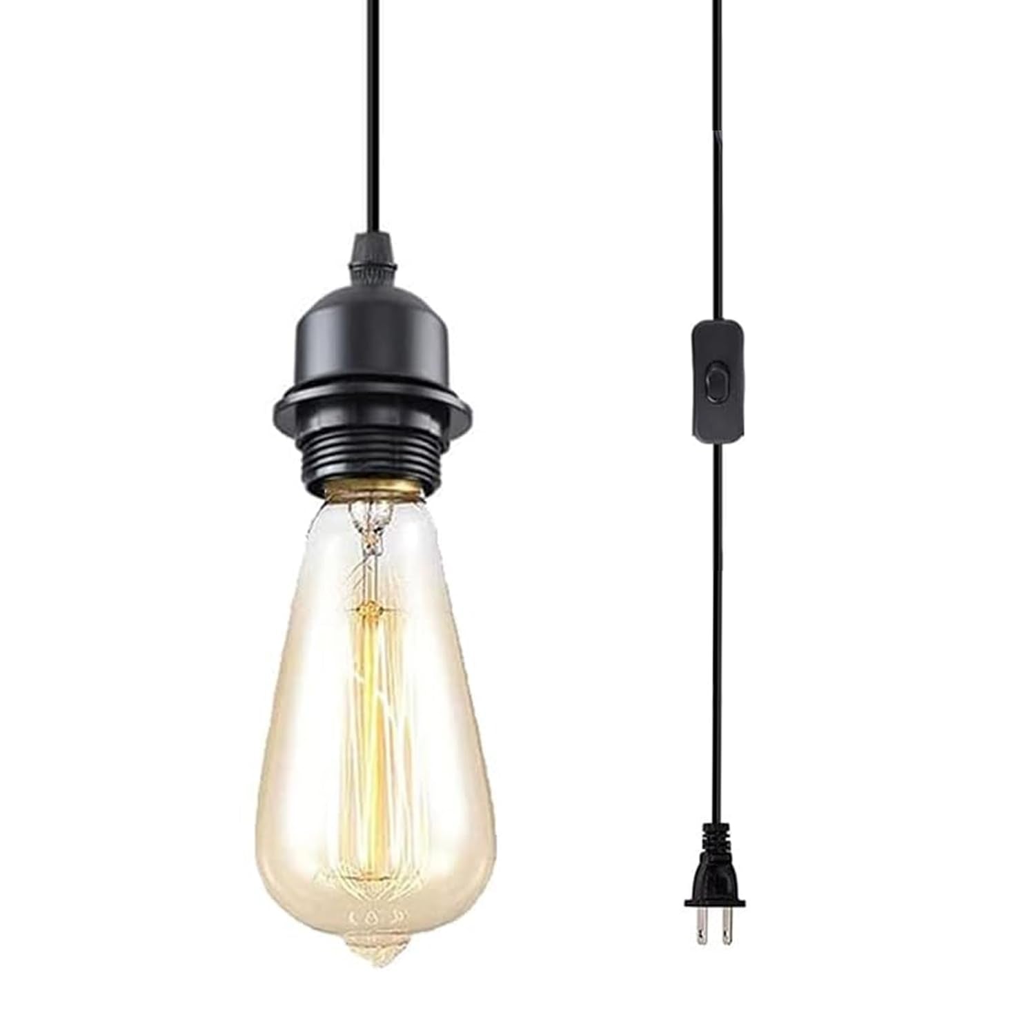 Kenmi Farmhouse Pendant Lighting,Chandelier Industrial Pendant Light, Modern Kitchen Island Lights Fixtures Ceiling Hanging Dining Room Living Room