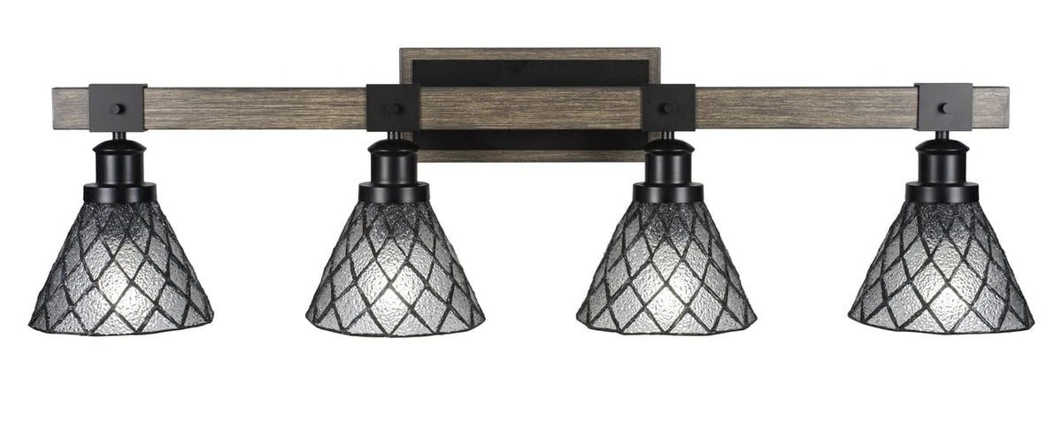 Tacoma - 4 Light Bath Bar-10.25 Inches Tall And Inches Wide