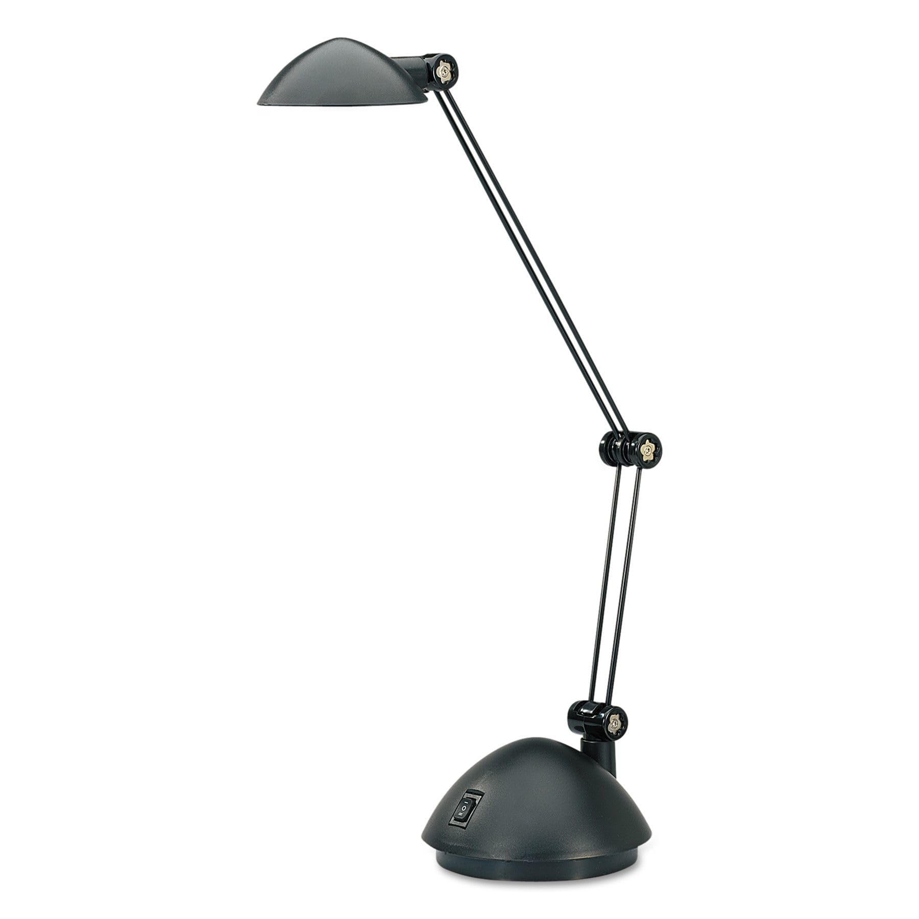 Alera Aleled912B - Twin-Arm Task Led Lamp With Usb Port