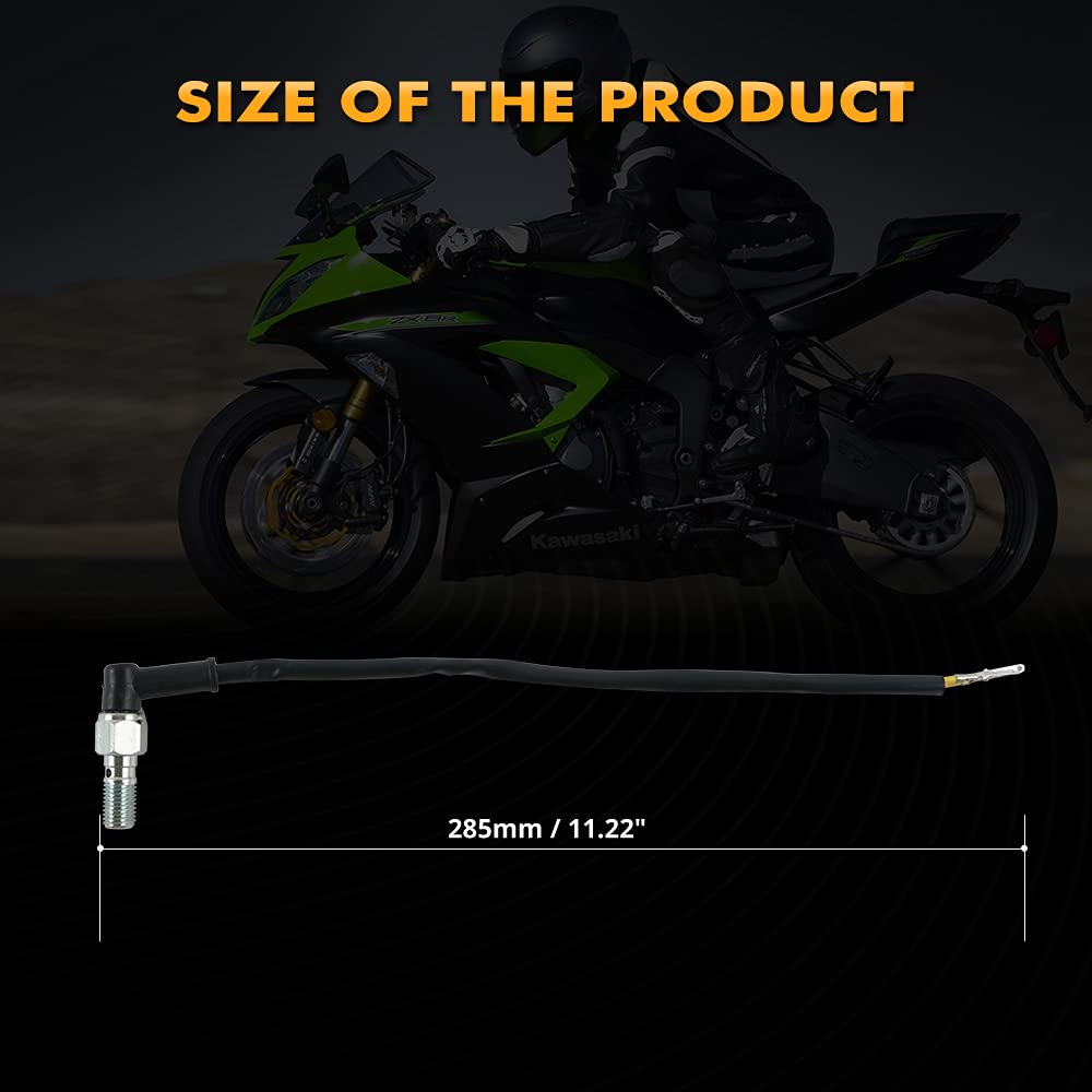 Nicecnc Universal 10Mm X 1.25 Pitch Hydraulic Brake Light Switch Banjo Bolt Compatible With Street & Off-Road Motorcycles,Aprili