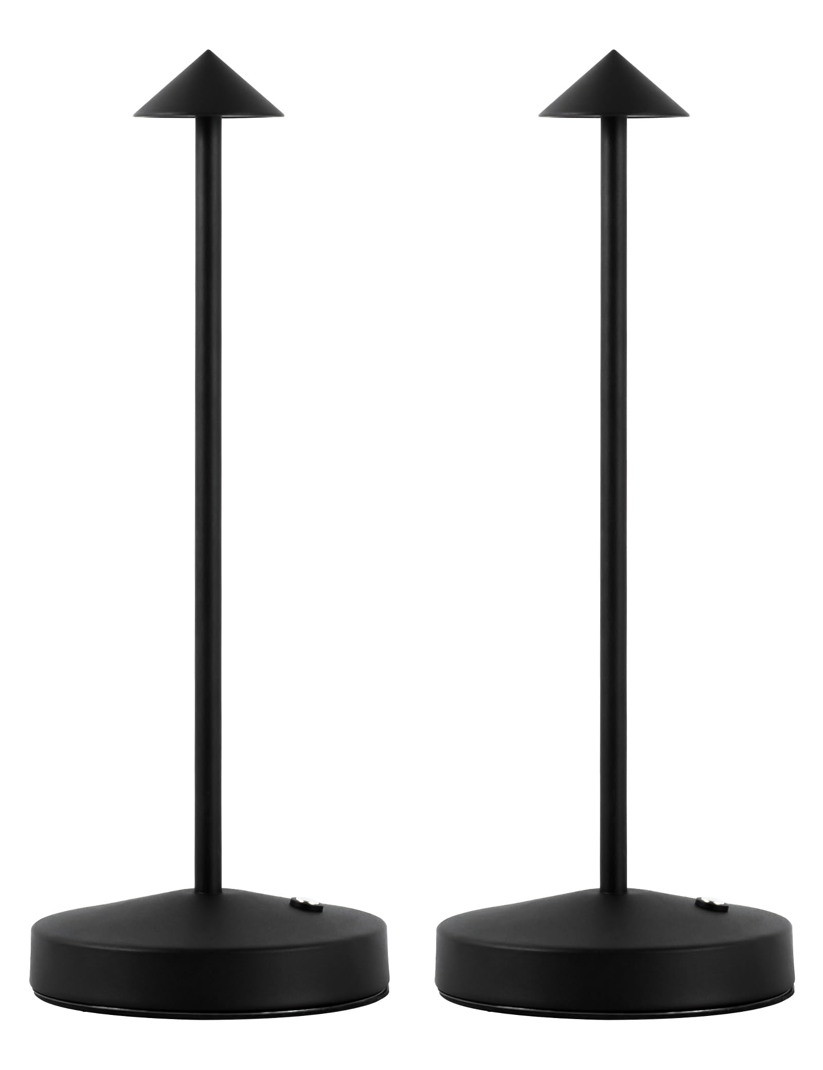 KROPTIB Cordless Table Lamps,LED Rechargeable Desk Lamp,Portable Modern USB Battery Operated Lights,Outdoor Waterproof Touch Dim