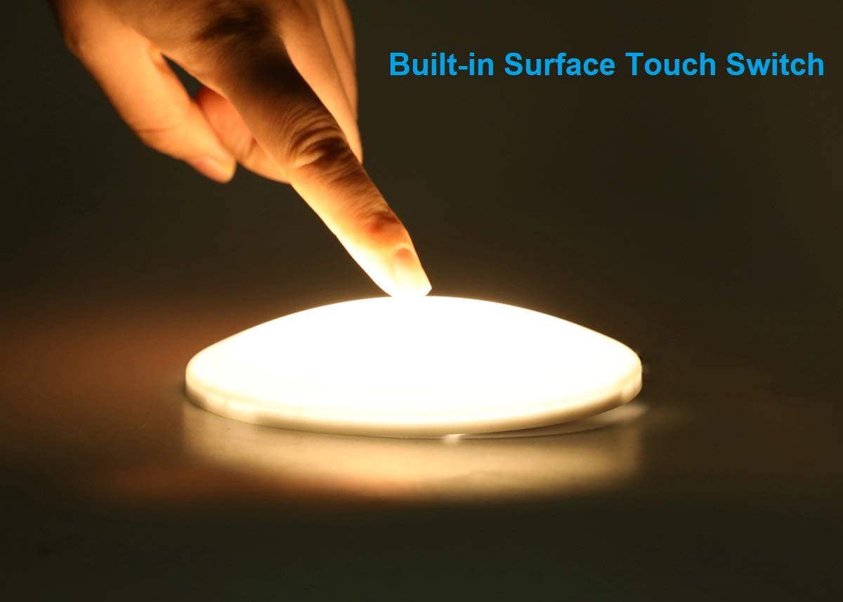 Kicored Led Ceiling Lights Rv Led Dome Light Fixture With On/Off Touch Switch Ultra Slim Interior Lighting For Rv Light,Trailer Light,Camper Light,Boat Warm White 3400K 4.5Inch (6 Pack)