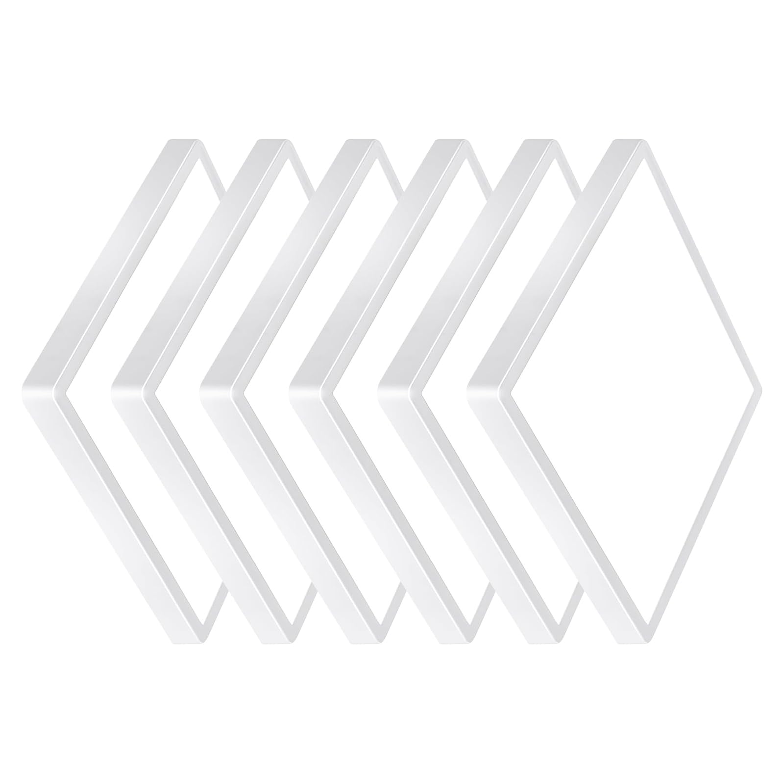 12 Inch 6PK Square LED Flush Mount Ceiling Light, 30W, 3000LM Square LED Ceiling Light 3000K/4000K/6000K CCT Selectable, LED Fla