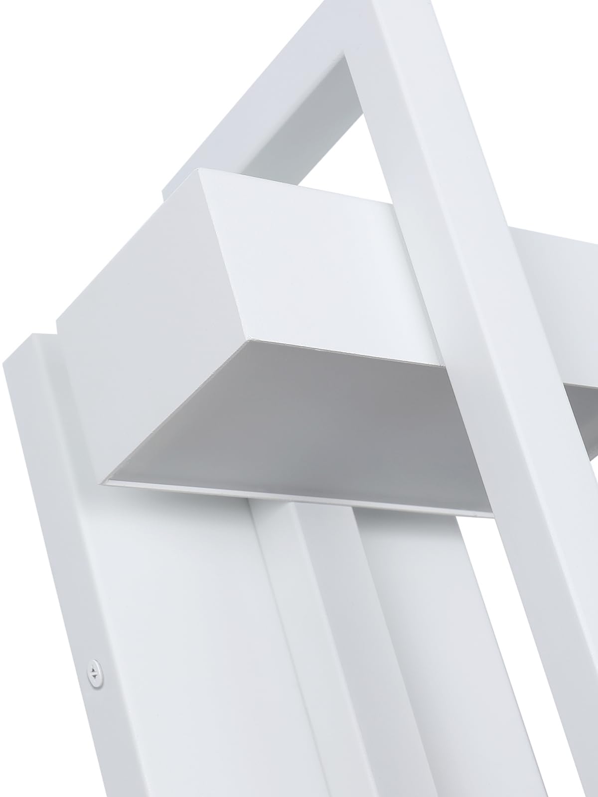 Lamqee 3000K Led Outdoor Wall Lights, 2 Packs Matte White Sconce For Porch, Garage, Patio