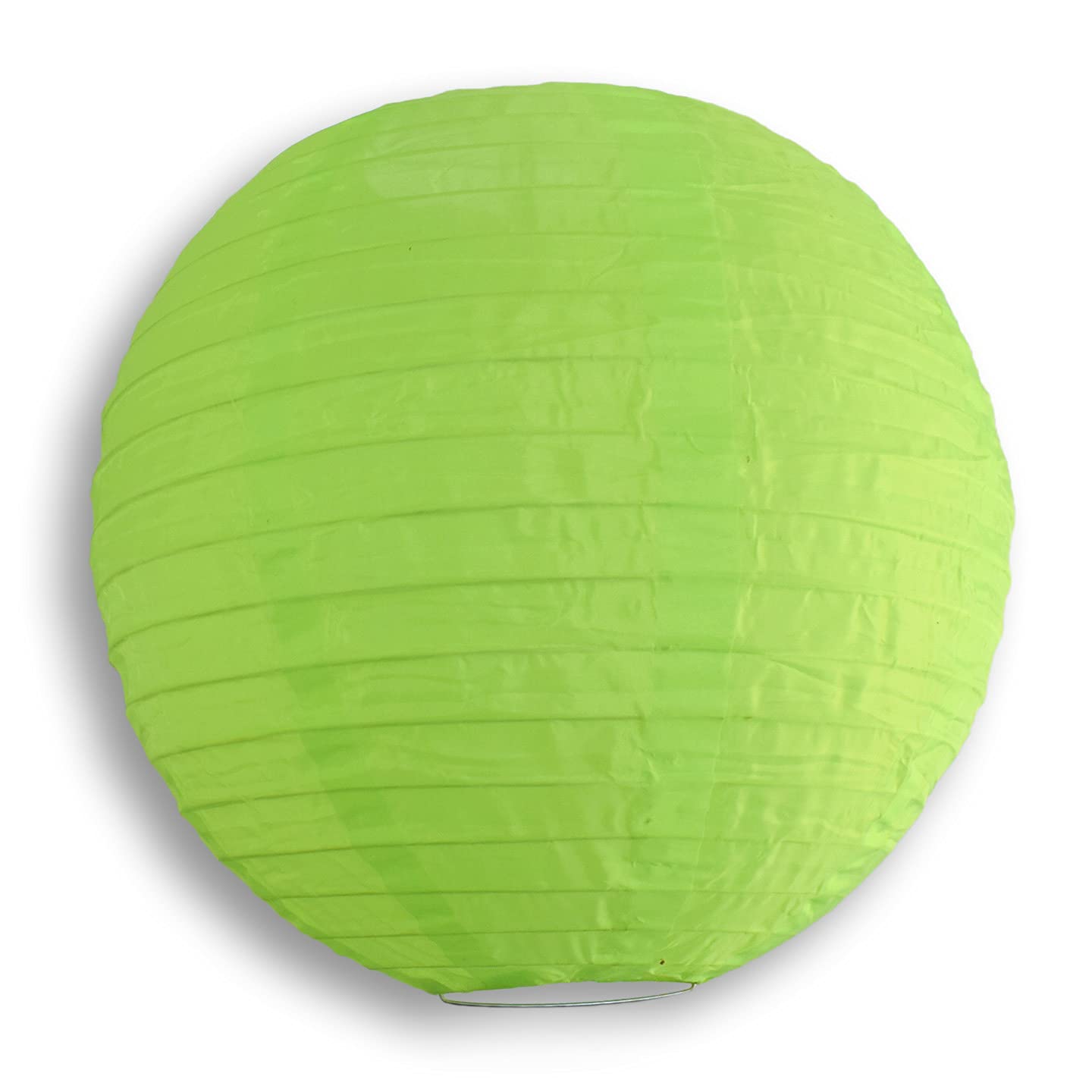 Paperlanternstore.Com 14 Inch Neon Green Nylon Lantern