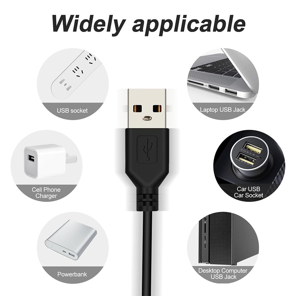 Zslaifu White Led Strip Light 9.84Ft 5V Usb Light Powered Flexible Smd2835 Tape Lights For Bedroom, Tv Backlight, Kitchen, Mirro