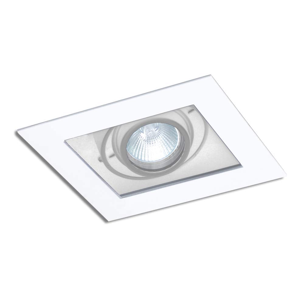JESCO LIGHTING MMGGU1050-1AW 1-Light Line Voltage New Construction Modulinear Directional Recessed Lighting Fixture