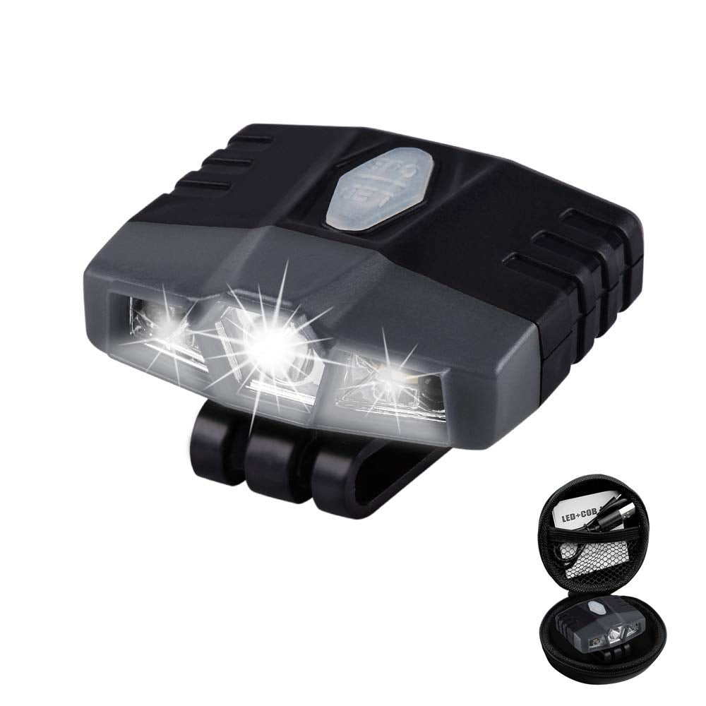 Lhotse Ultra Bright Rechargeable Clip-On Led Cap Light - Waterproof Headlamp For Outdoor Use