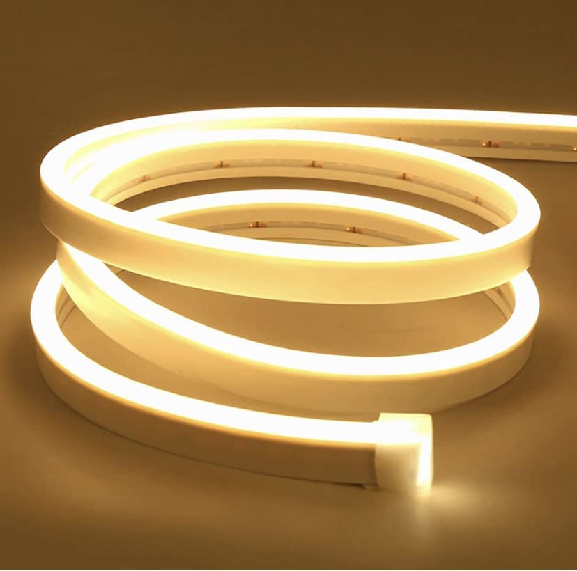 Desidiya  LED Neon Light Rope, Waterproof Outdoor Flexible Light with Connector, 120LED/M Silicone Light for Diwali, Christmas, 