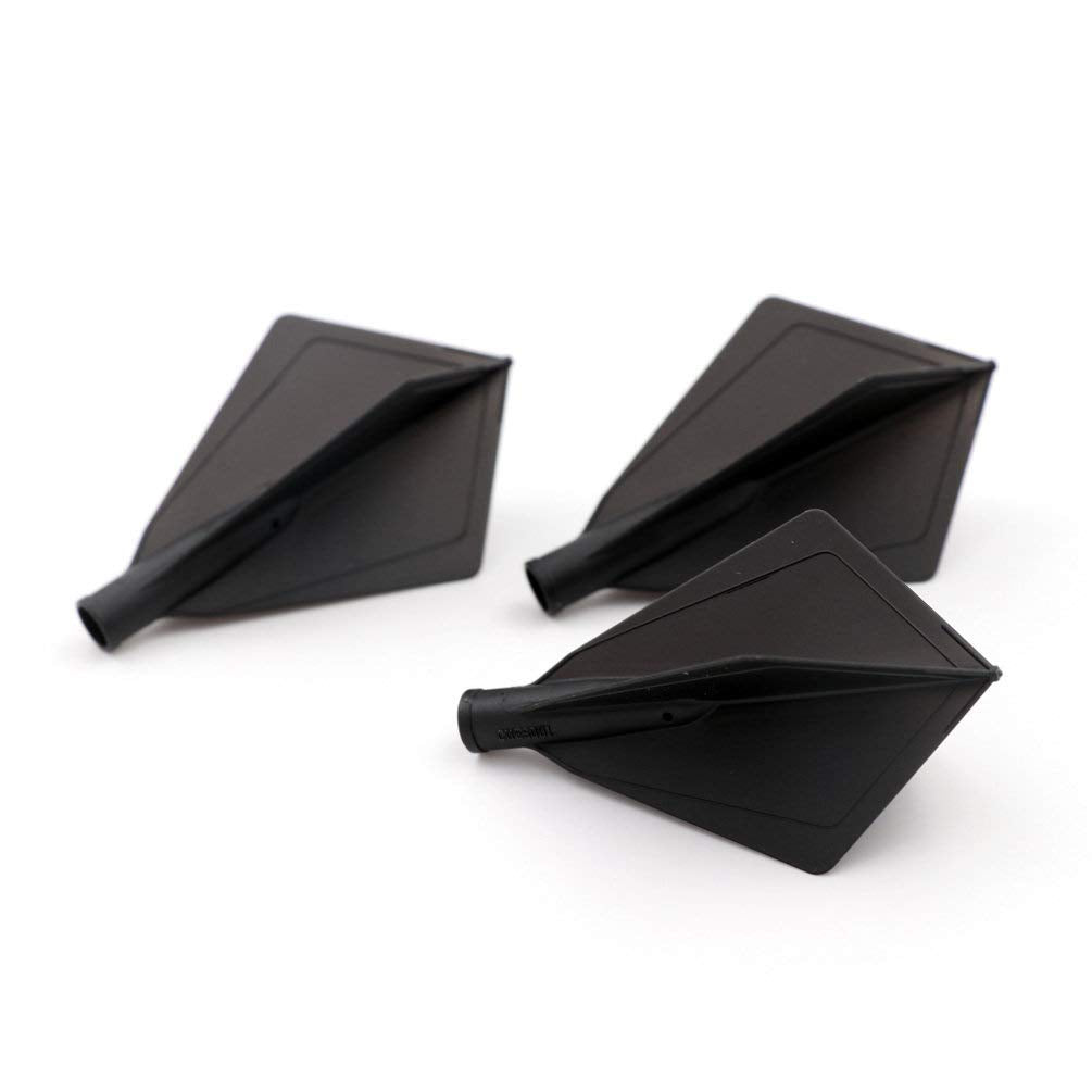 CUESOUL Transparent Dart Flights, Diamond Shape, Set of 3 pcs, CS-AK4+7ZS