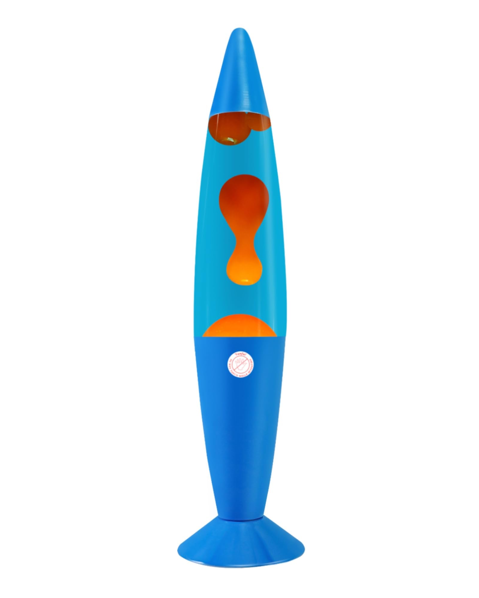 Vanful Orange Liquid Motion Lamp 16 Inches for Adults and Kids, Blue Base Magma Lamp Set The Mood for Home Living Room Office Be