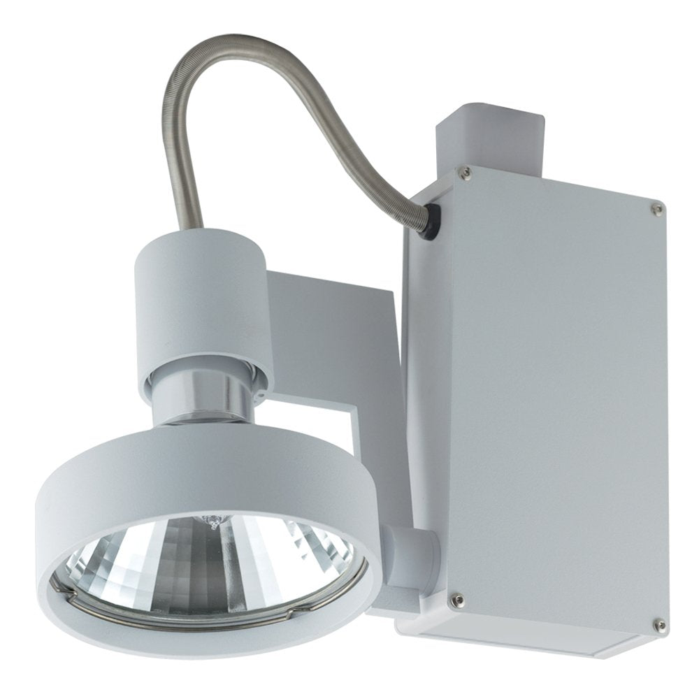 Jesco Lighting HMH701T6FL70W Contempo 701 Series Metal Halide Track Light Fixture, T6 36-Degree Flood, 70 Watts, White Finish