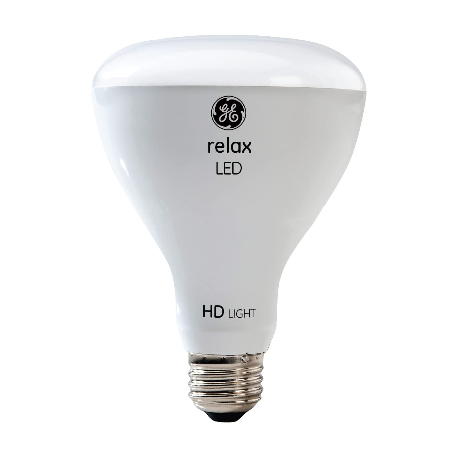 GE Relax LED Floodlight Bulbs, 10.5W (65W Equivalent), Dimmable, Soft White, 4 Pack, Medium Base, Plastic
