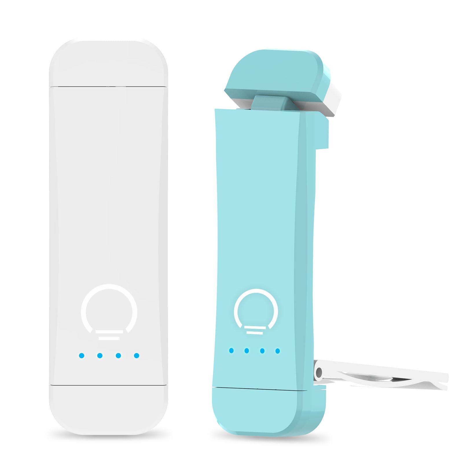 HIONXMGA Book Reading Light,2 Pack Silent Touch Book Lamp for Reading in Bed,Rechargeable Clip on Booklight with 3 Amber Color &