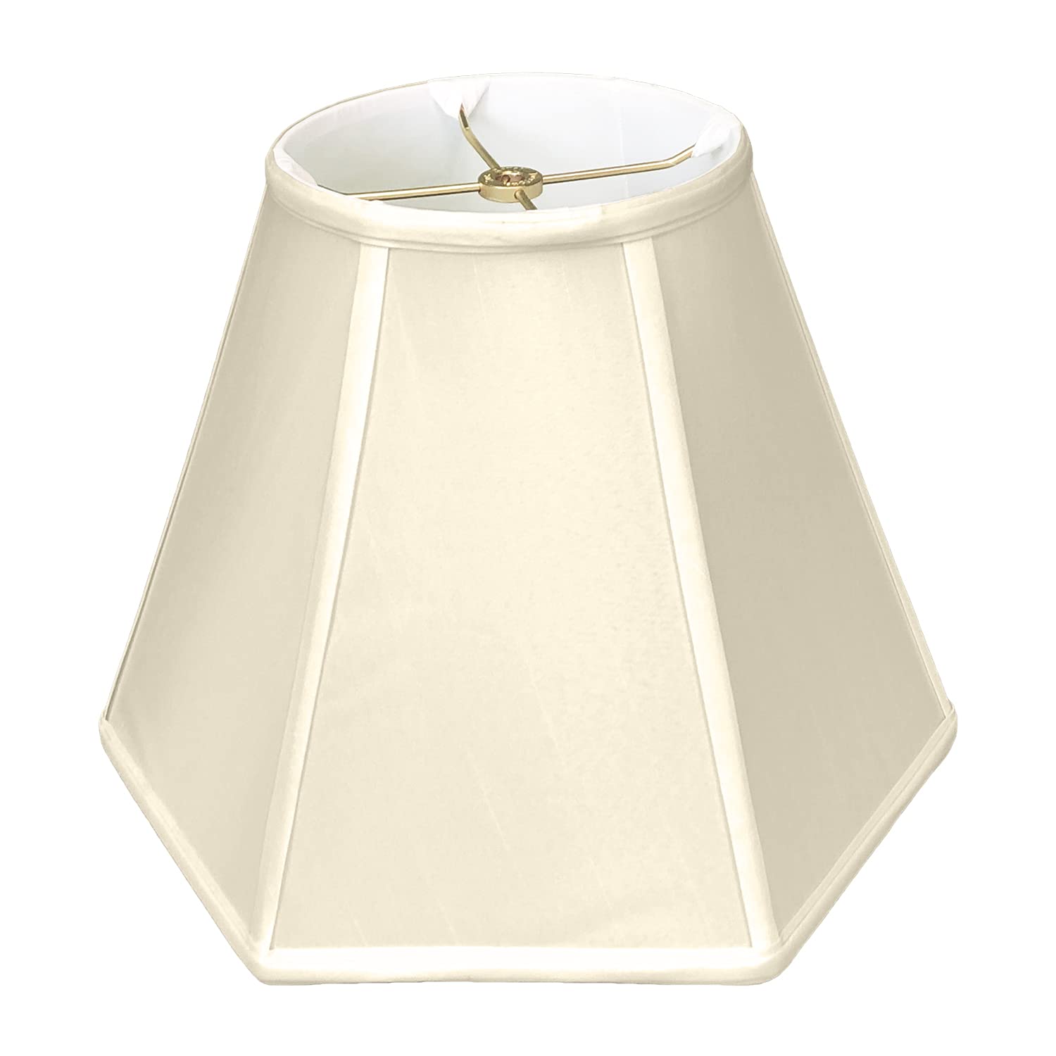 Royal Designs BS-733-14BG Hexagon Basic Lamp Shade, 7 x 14 x 11, Beige