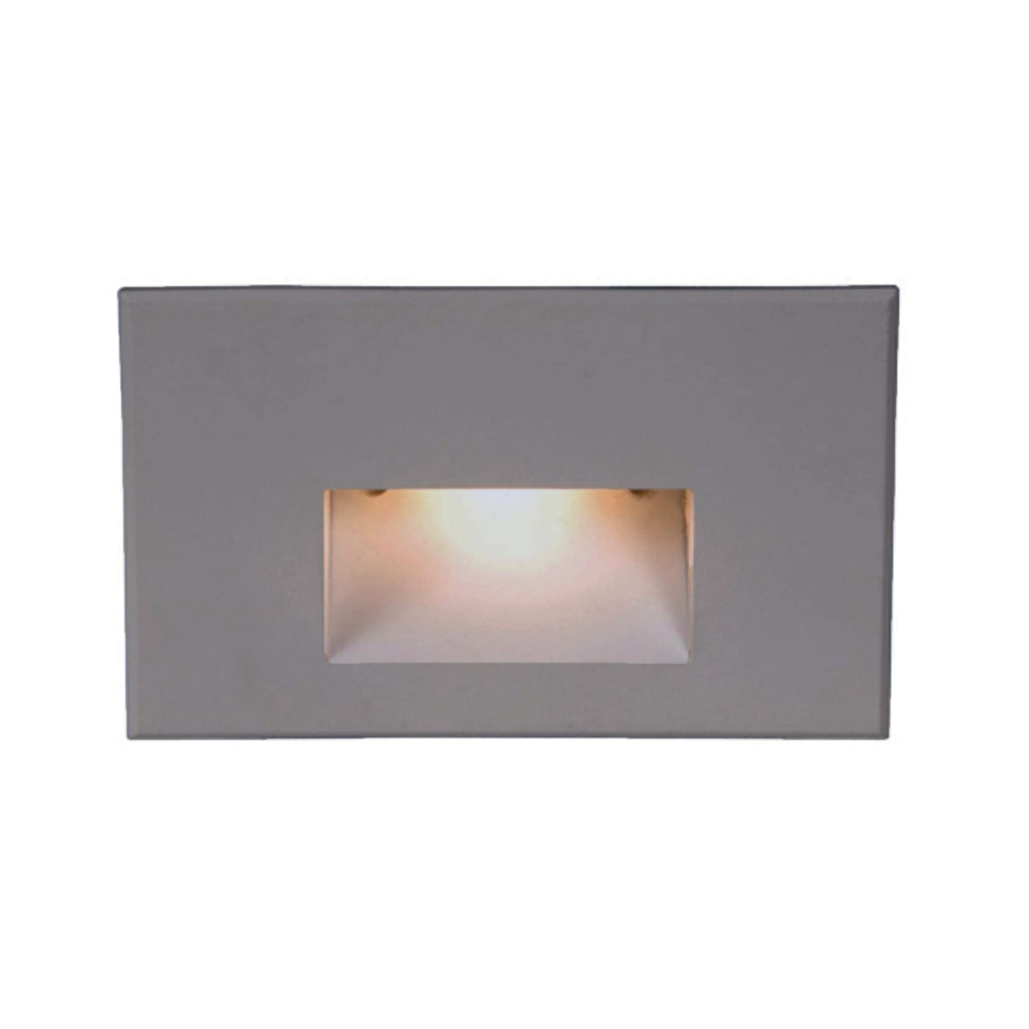 WAC Landscape Lighting, LEDme 120V LED Horizontal Indoor and Outdoor Step and Wall Light 3000K Built-in LED in Graphite