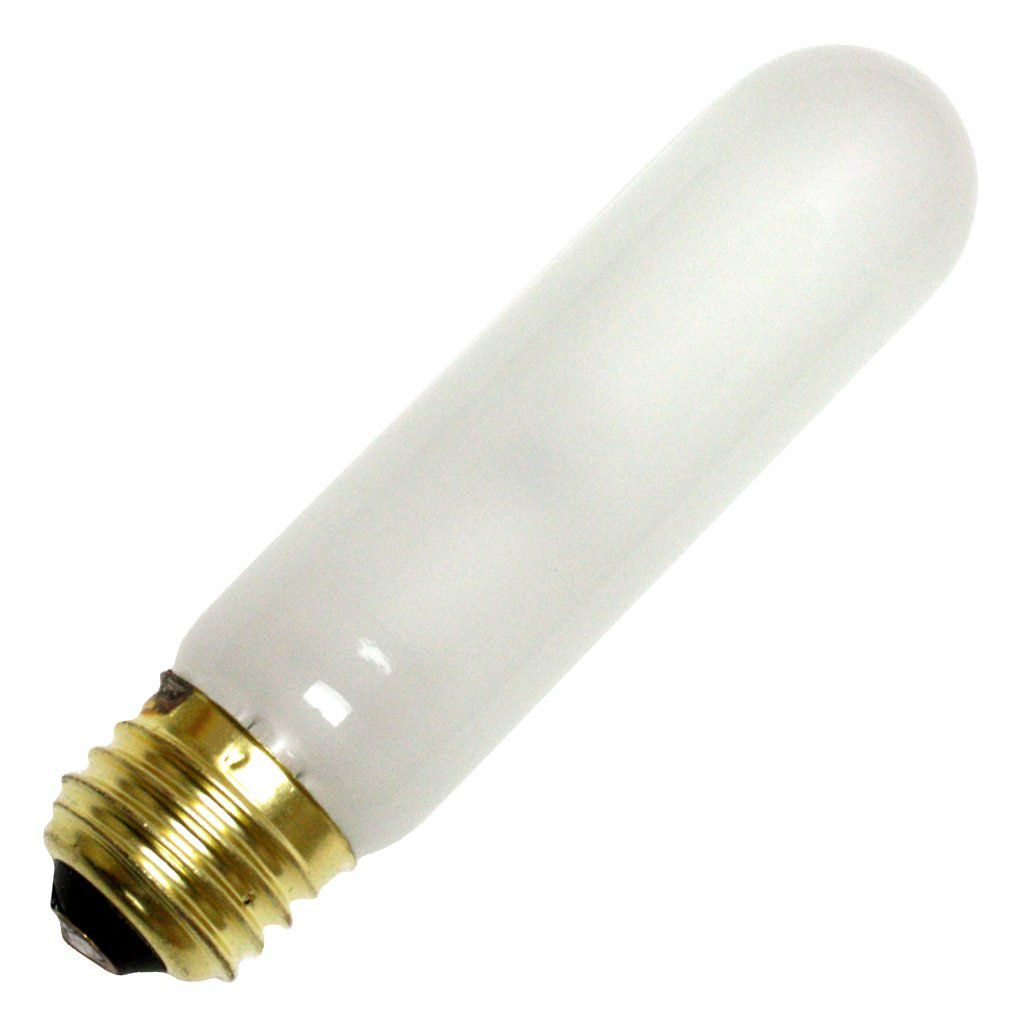 Bulbrite Incandescent T10 Light Bulb, Frost, E26 Medium Screw Base, 1 Count