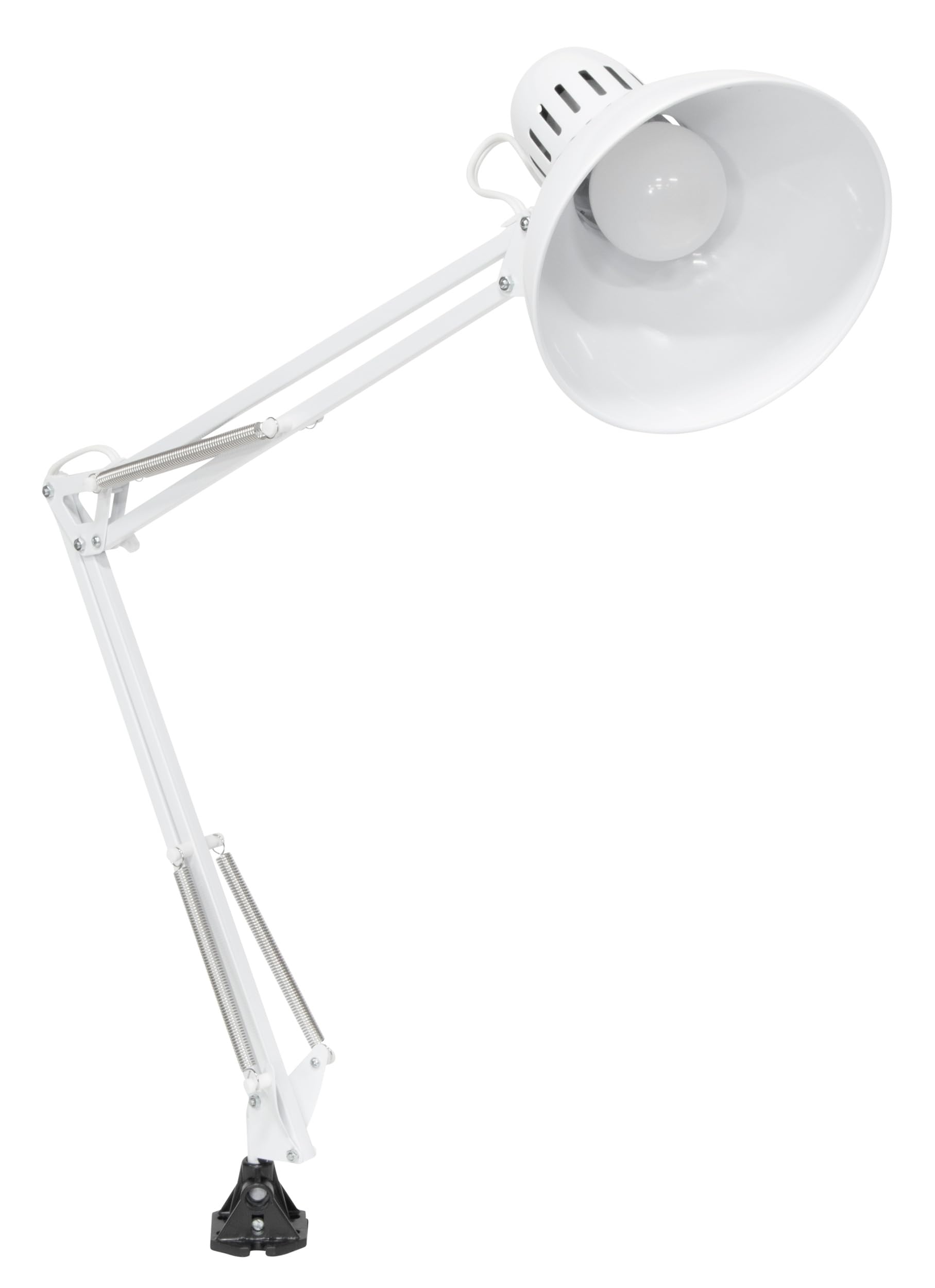 Studio Designs Swing Arm Lamp, 13-Watt, White, 6.5'' W X 7'' D X 36'' H