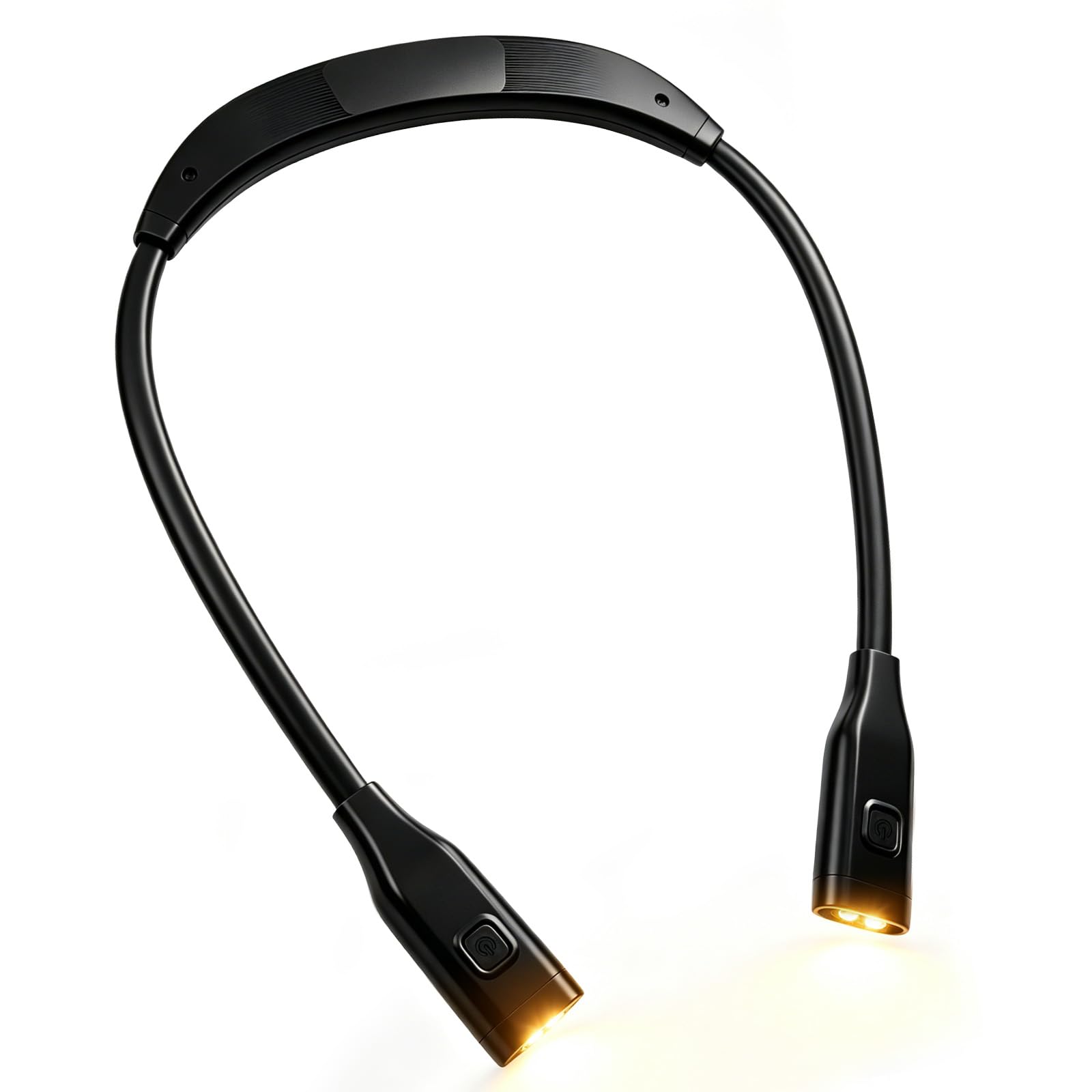Bsdgeclogy Book Light, 3-Color Reading Light, Lightweight 3.67 oz Bendable Neck Light, Rechargeable Lamp, Perfect for Reading in