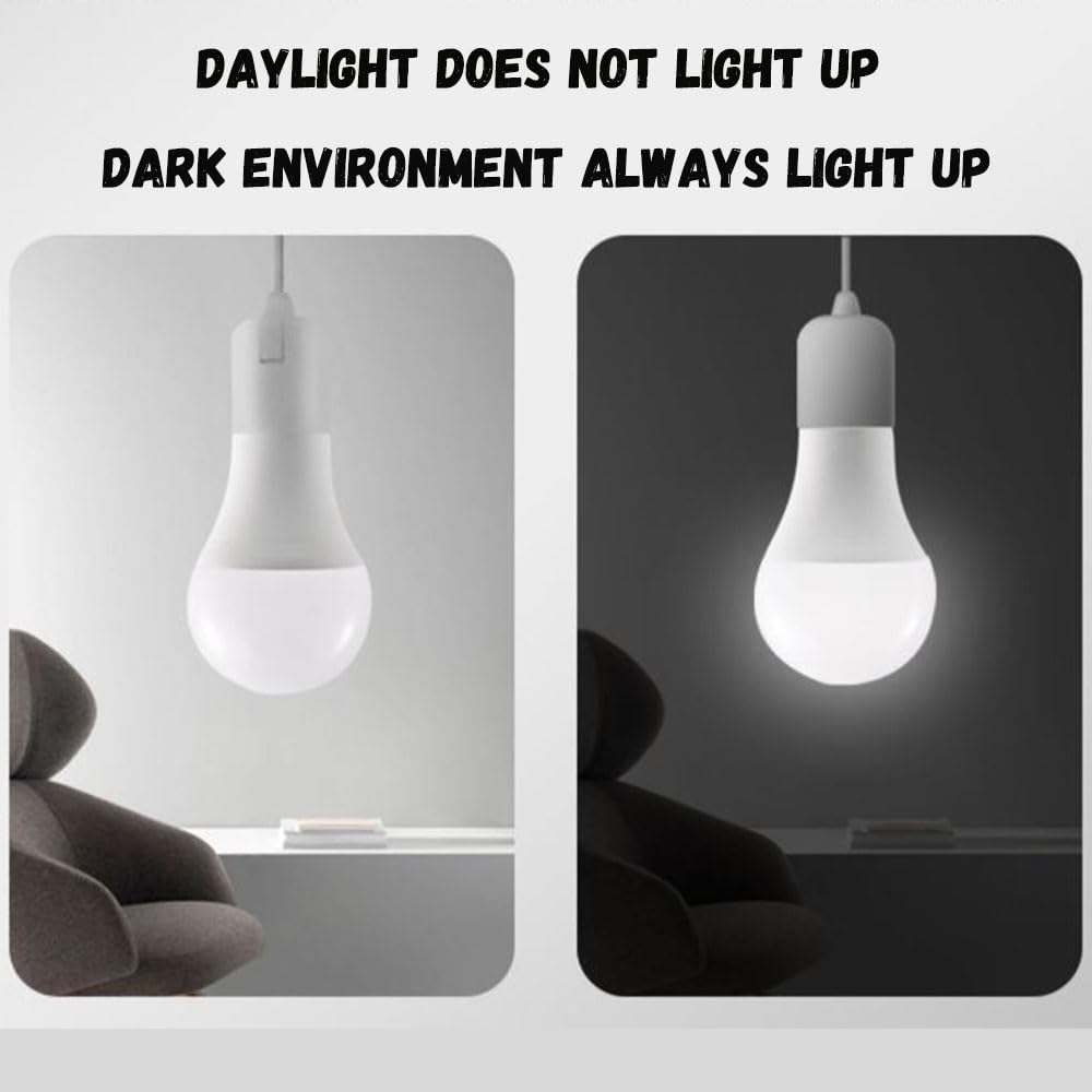 Geminilite Dusk To Dawn Led Light Bulbs Outdoor, E26 Base A19 Porch Light Bulbs Daylight Sensor Automatic On/Off Led Bulbs For S