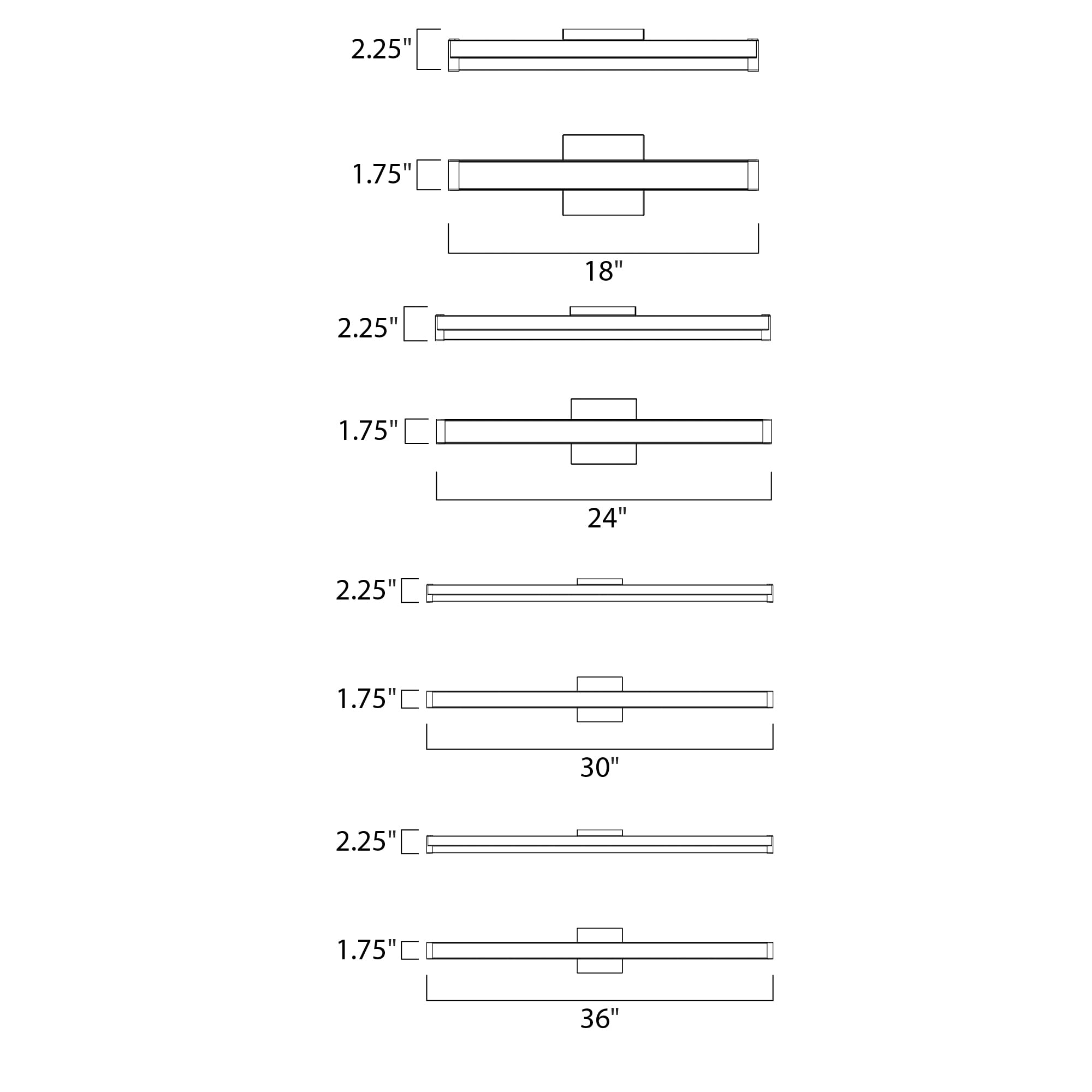 Maxim LED Bath Vanity Bar, 1-Light, 12 Watt, 18in Width, Polished Chrome, Model 52000PC, ADA & JA8 Compliant, Energy Star