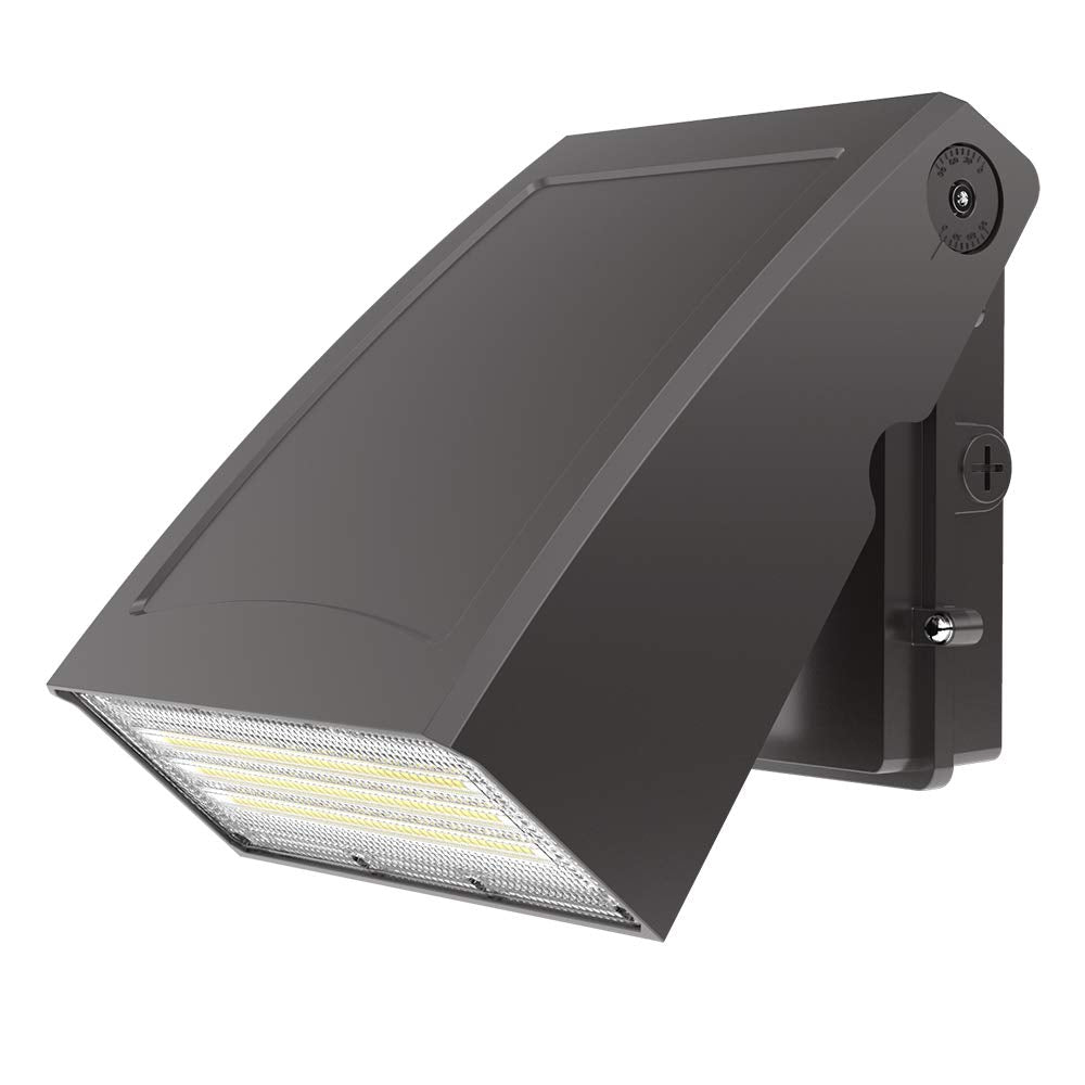 HYPERLITE Wall Pack 60W: 7800lm ETL Approved - 0-90Adjustable Full Cut Off LED Wall Pack Light Residential Flood Outdoor Light f