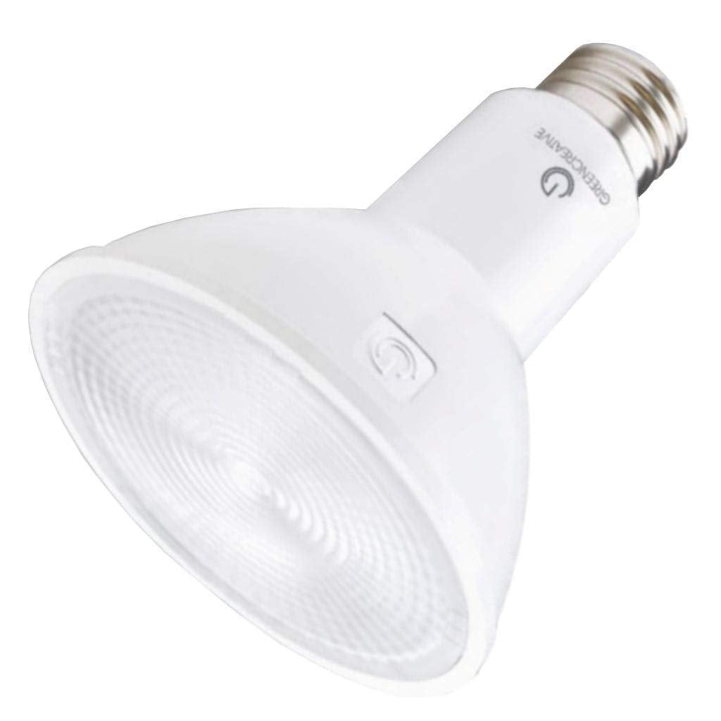 Green Creative 58114 Par30 Flood Led Lightbulb, 2700K (Warm White), Dimmable, Cri 90, 13W, 1000 Lm, Energy Star, 25