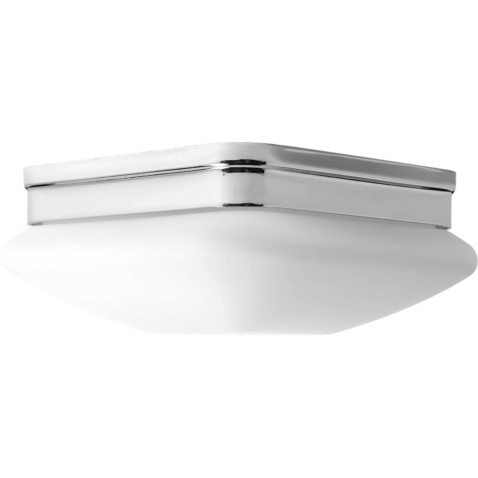Progress Lighting P3549-09 Close-to-Ceiling Light, 9in, Brushed Nickel, Alloy Steel