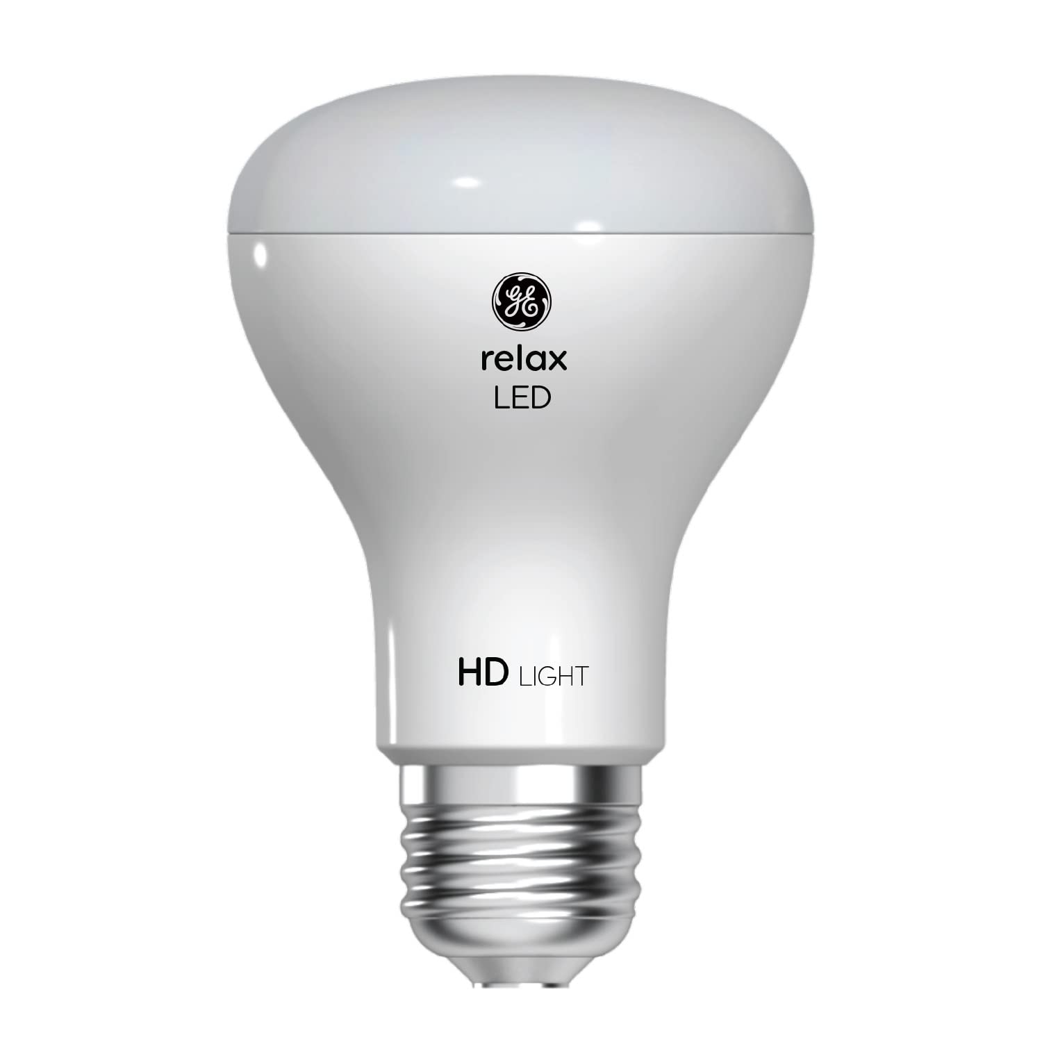 GE Relax LED Light Bulb, 45W Equivalent, Soft White, BR30 Indoor Floodlight, Medium Base, Glass, 1 Bulb