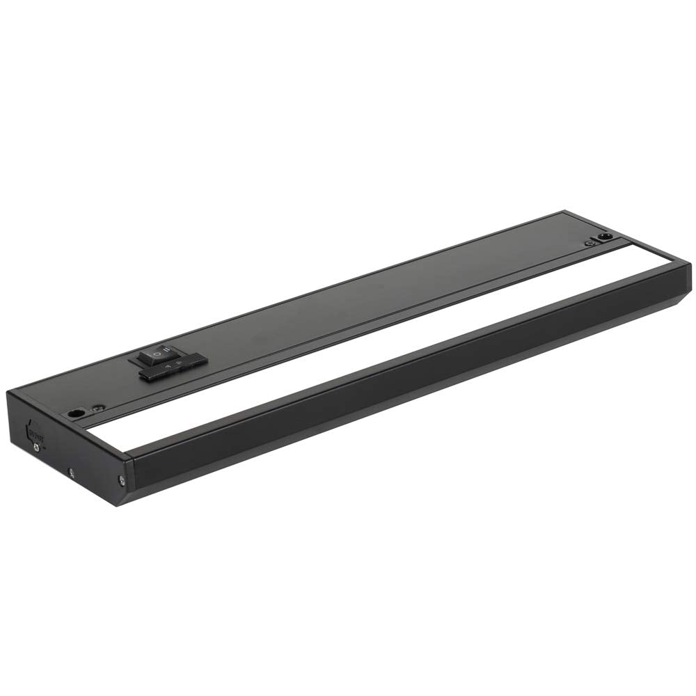 Nsl Led Under Cabinet Lighting - Dimmable, 12 Inch, Black Finish, 3 Color Temperatures (2700K/3000K/4000K) - Model Ltspro
