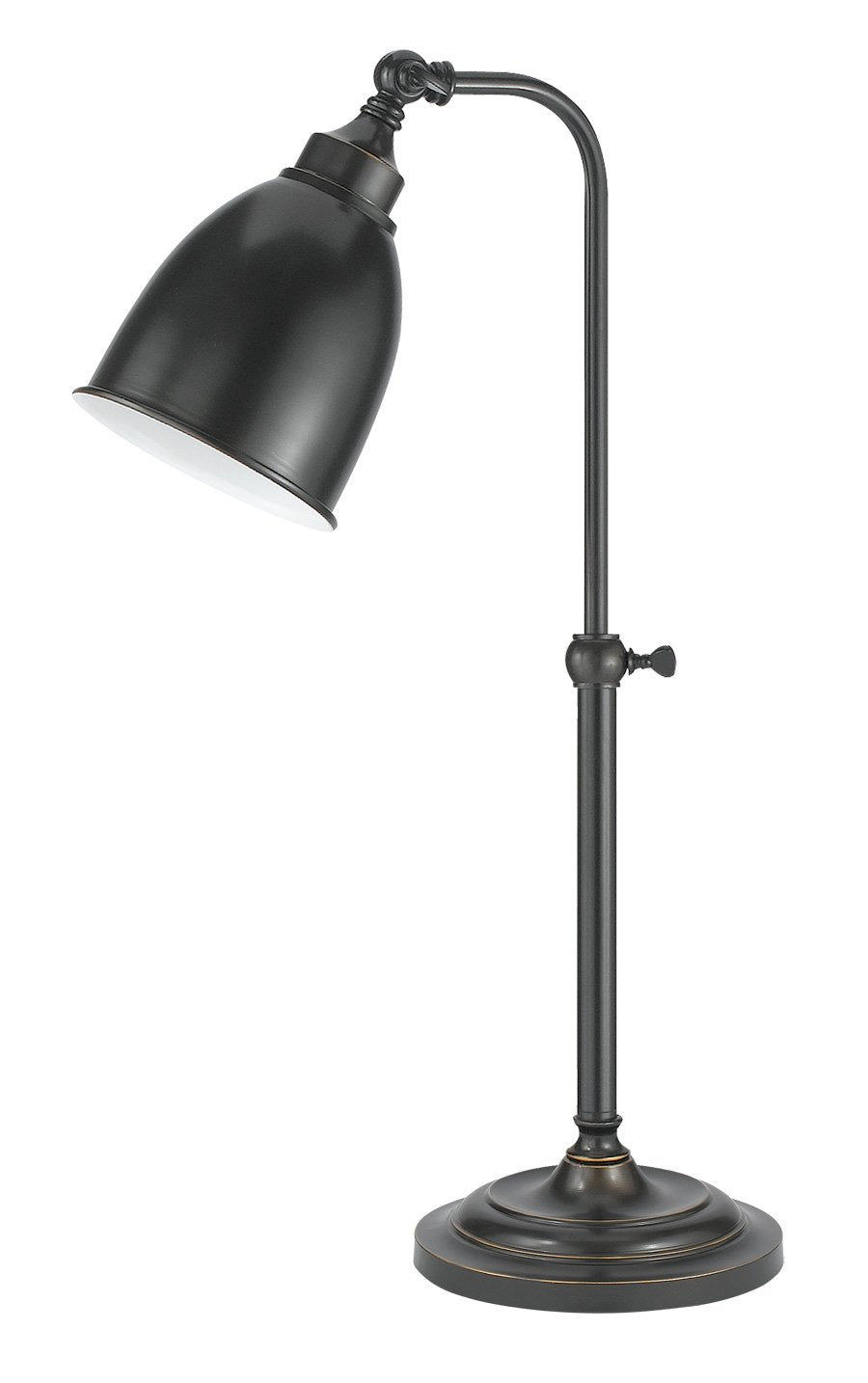 Cal Lighting Table Lamp BO-2032TB-DB, Metal Shades, Dark Bronze Finish, 15 x 7 x 27 inches