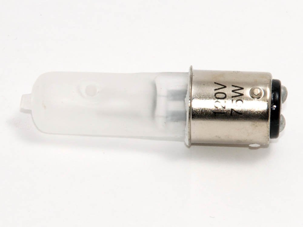 Bulbrite Halogen Bulb JD Type DC Base 75 Watt Frosted Glass 120V