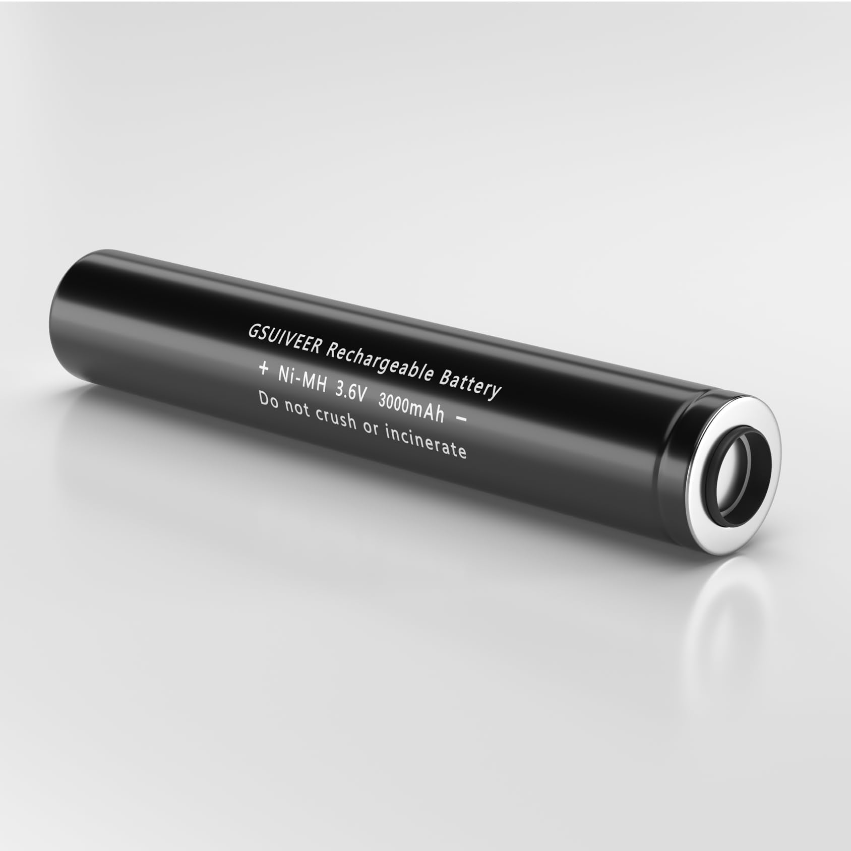 Gsuiveer 1 Pack 75175 75375 3.6V 3000Mah Ni-Mh Flashlight Battery Compatible With Streamlight Stinger 75813 75810 76000 Polystin