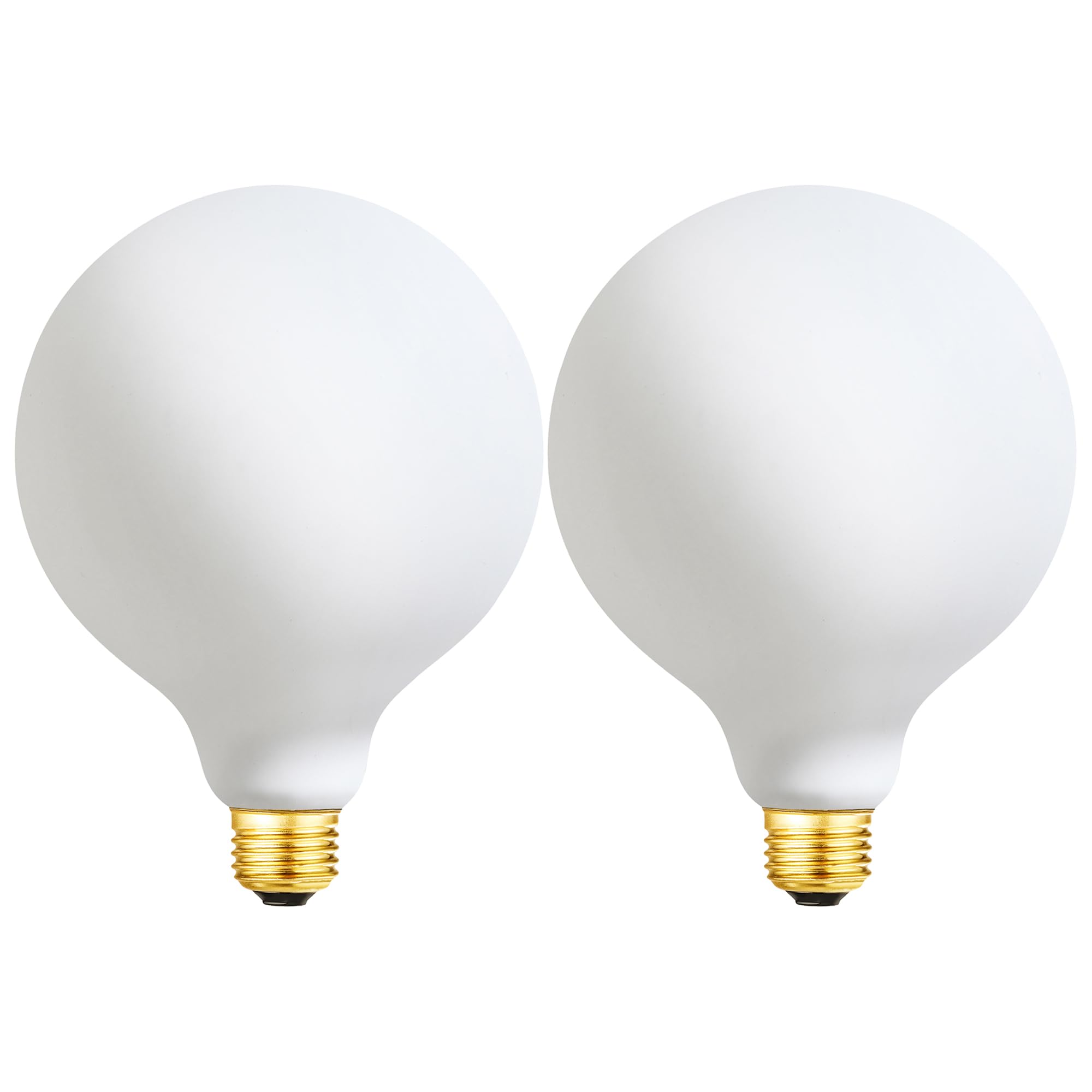 Leools G40 LED Light Bulb 4W Dimmable Flick-Free Matt White CRI95 438LM, 40-60W Equivalent Vintage LED Edison Globe Light Bulb,3