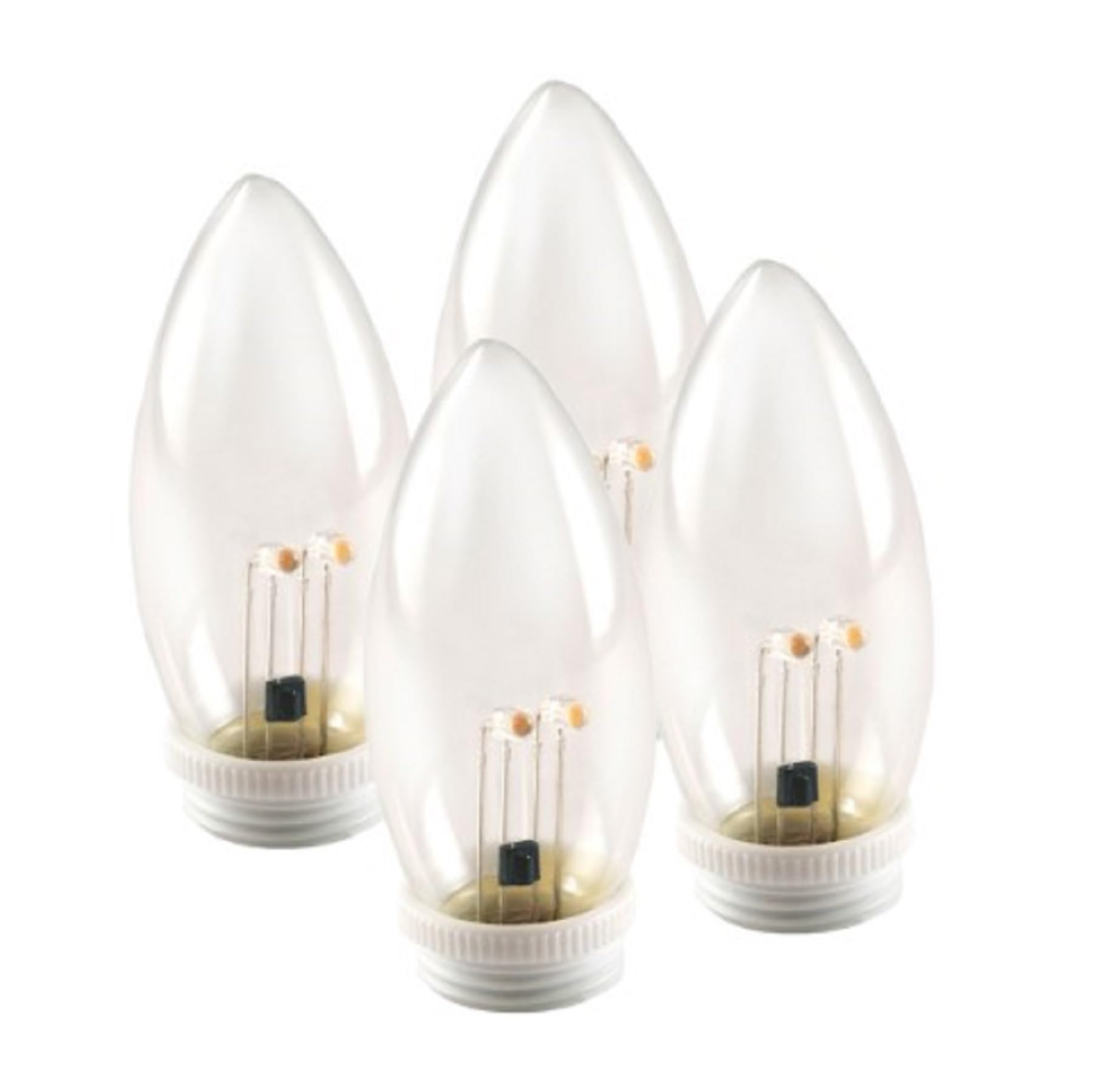 Celestial Lights Replacement Bulbs Multi Pack for Window Candles, Model P-1251, Glass, Compatible with 3xAA and 4xAA Models