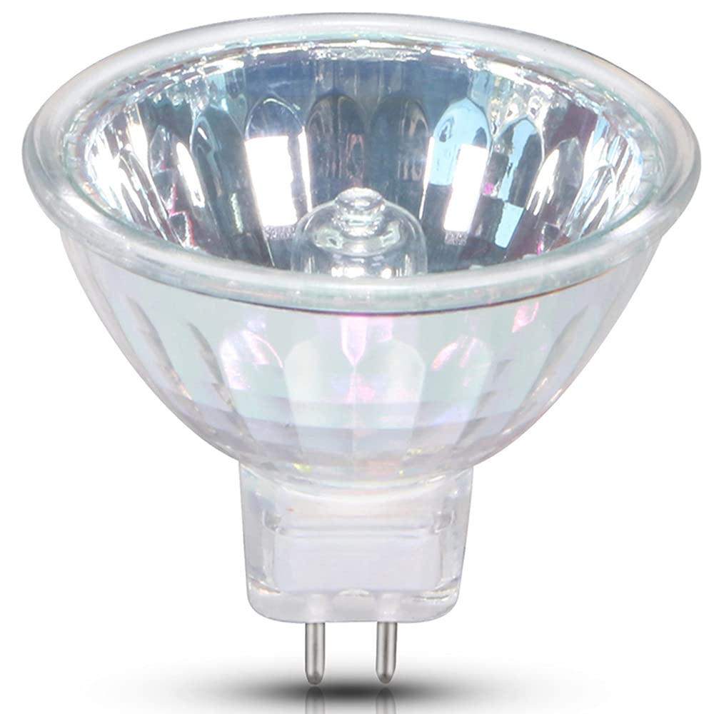 Gmy 6-Pack Mr16 12V 20W Bulb, 4000Hr Long Lifetime, Warm White Dimmable Gu5.3 Bi-Pin Base Spotlight Mr16 Halogen Bulb For Desk L