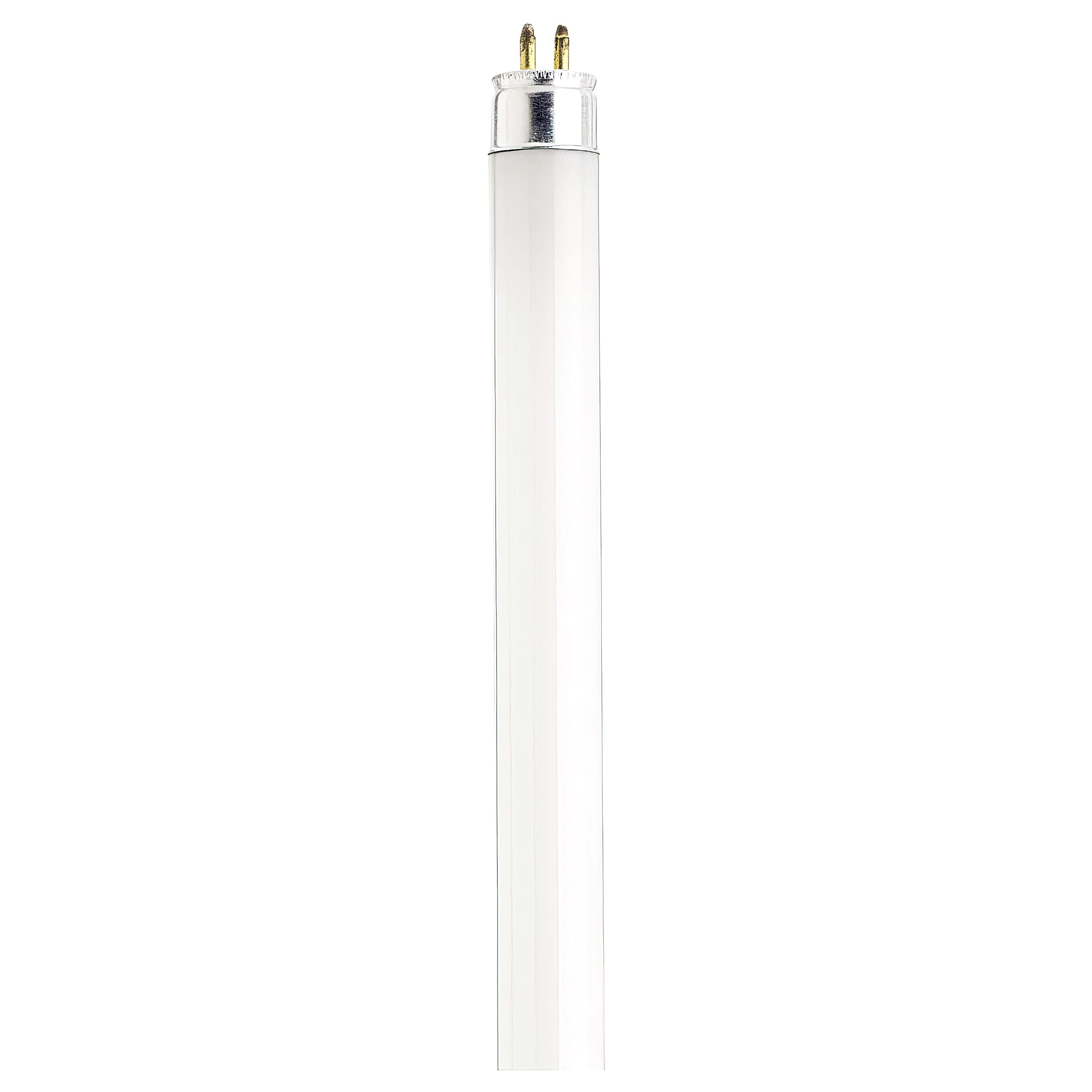 Satco S1905 3000K 8-Watt Mini Bi Pin T5 Preheat Lamp, Warm White