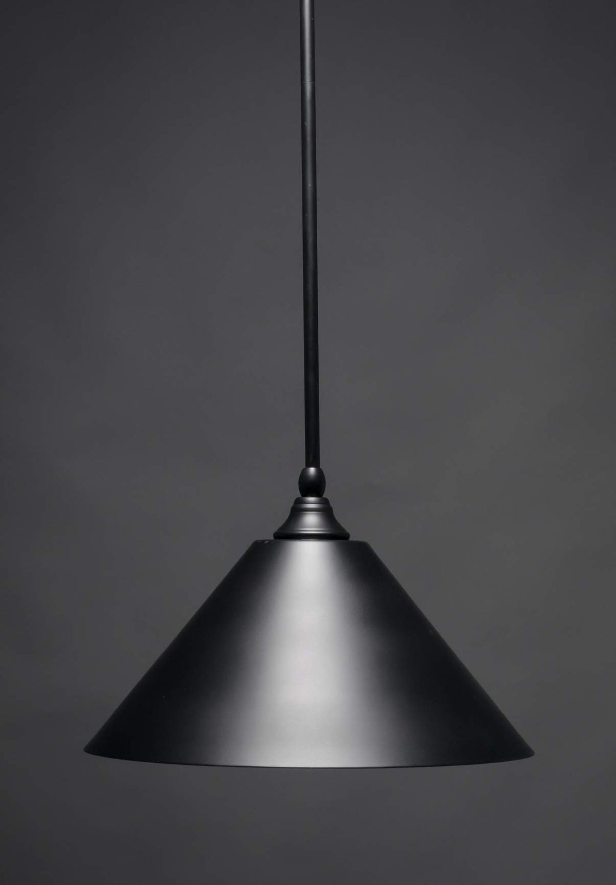 Toltec Lighting 1 Light Mini Pendant In Matte Black (23-Mb-420)