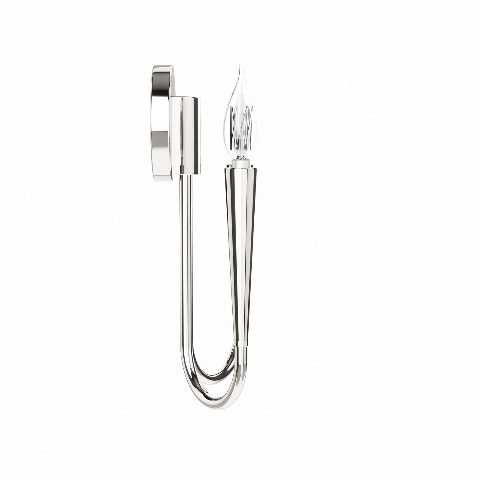 Modway Penrose 2-Light Wall Sconce in Polished Nickel