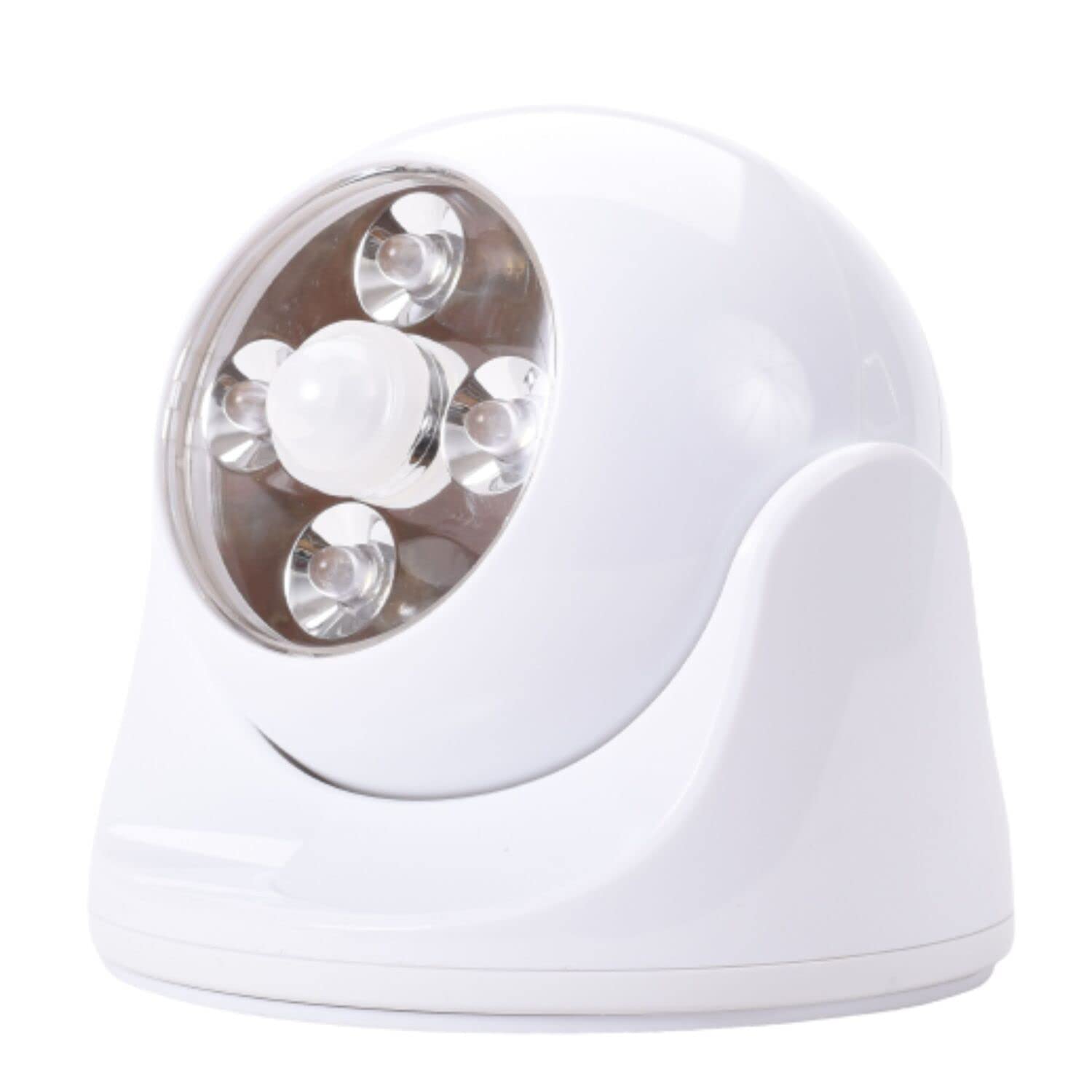 Maxsa Innovations 40251 Battery-Powered Motion-Activated Anywhere Light (White)