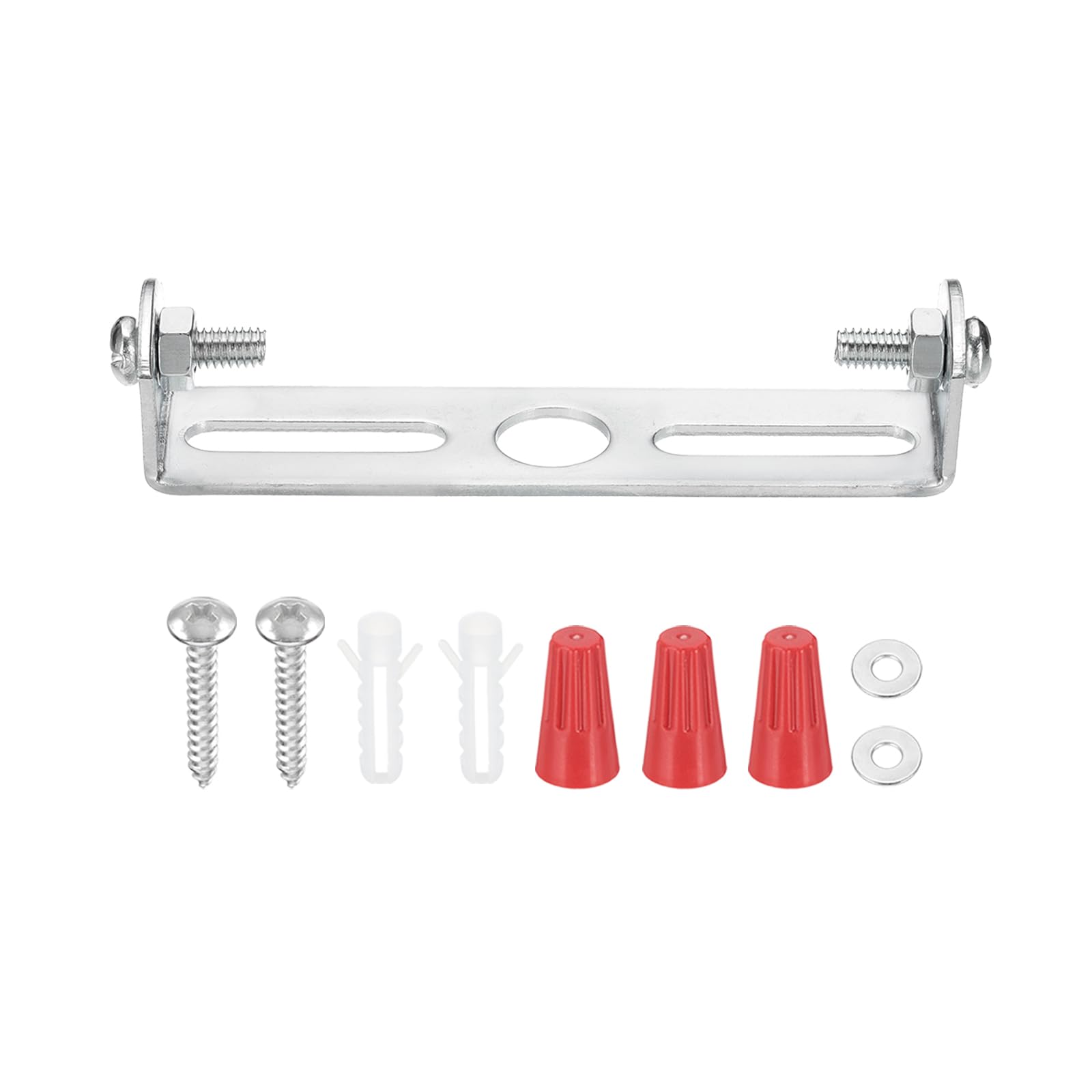 Patikil 75Mm (3'') Universal Light Fixture Mounting Bracket Kit, Light Crossbar Ceiling Light Plate With Screw For Wall Lights C