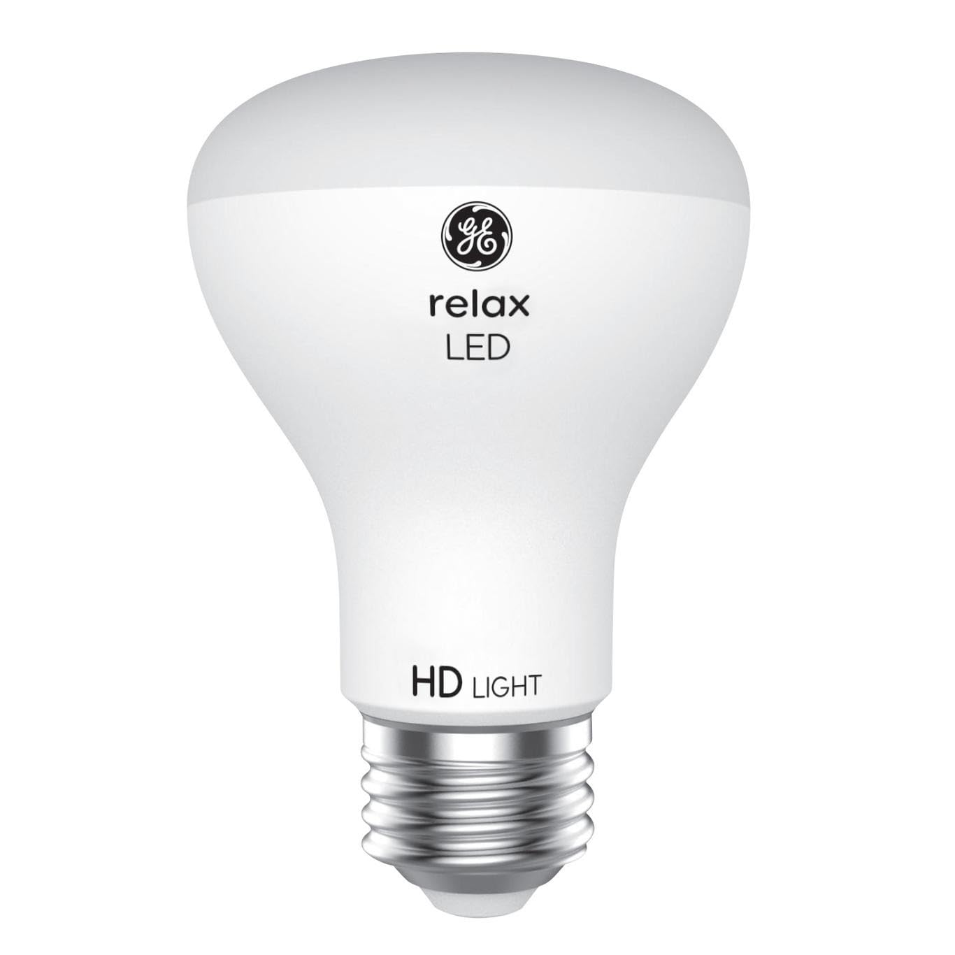 GE R20 LED Light Bulbs, 45W Equivalent, Dimmable, Soft White, 2 Count, Model 41482, Copper Material