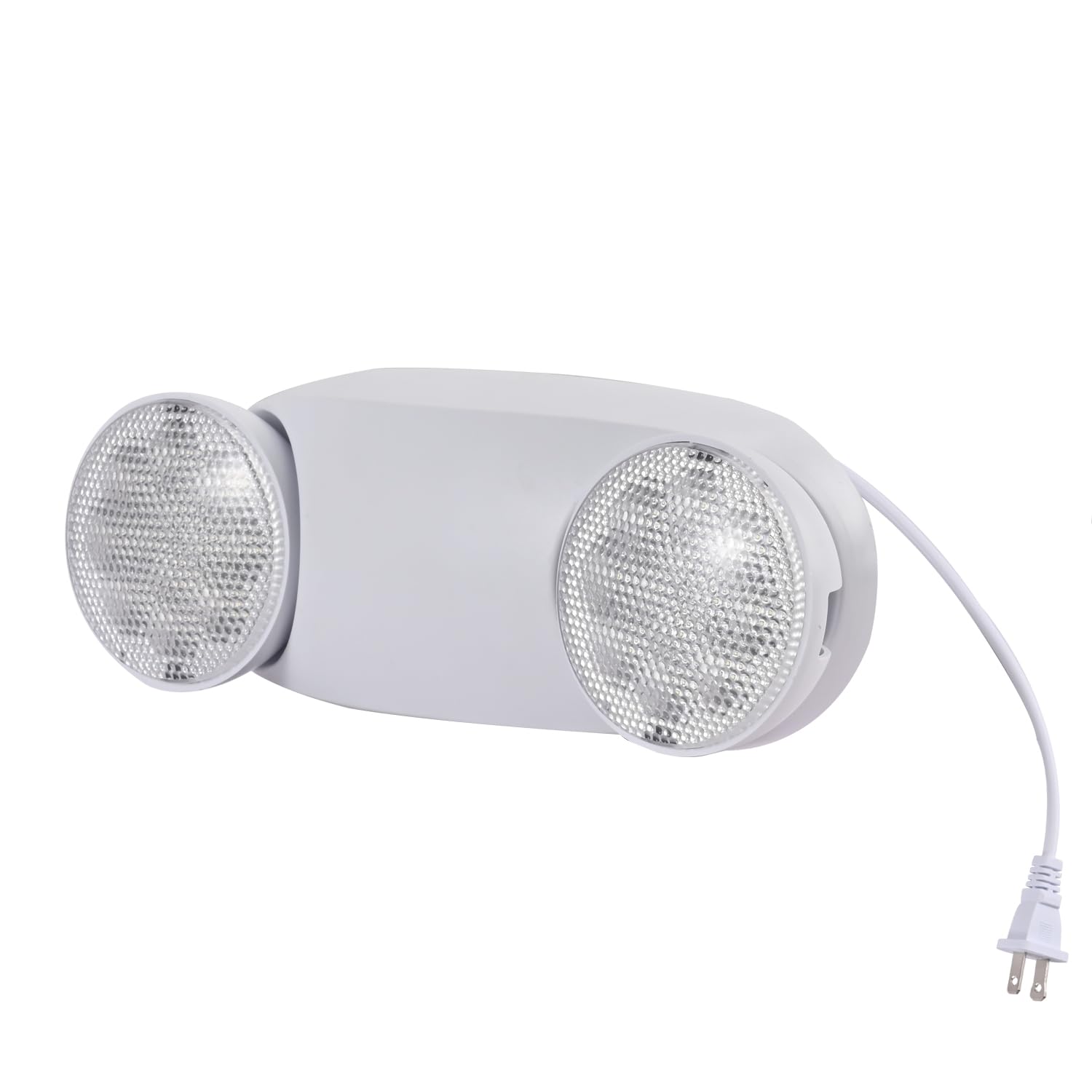 Apmeetlux Led Emergency Lights With Battery Backup Commercial Emergency Light Fixtures For Business Home Power Failure Outage Emergency Exit Sign Lighting With Plug In Cord Ac85-277V 200Lm 4Hours