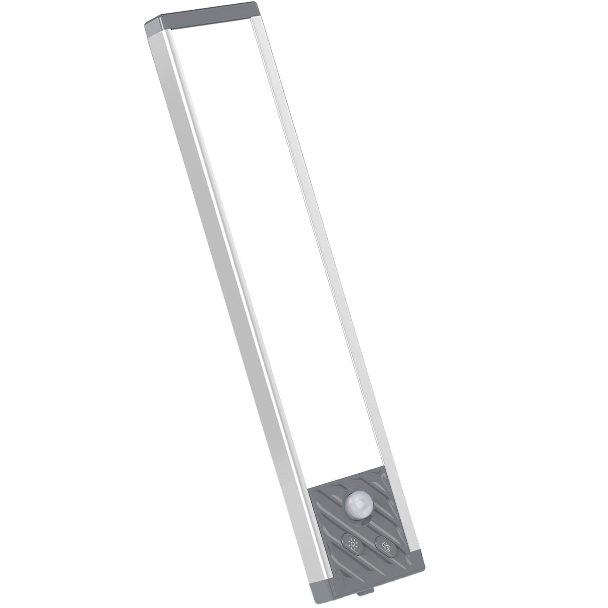 Trushome Under Cabinet Lighting, Motion Sensor, 40 LED, Dimmable, Rechargeable, 1 Pack, Silver